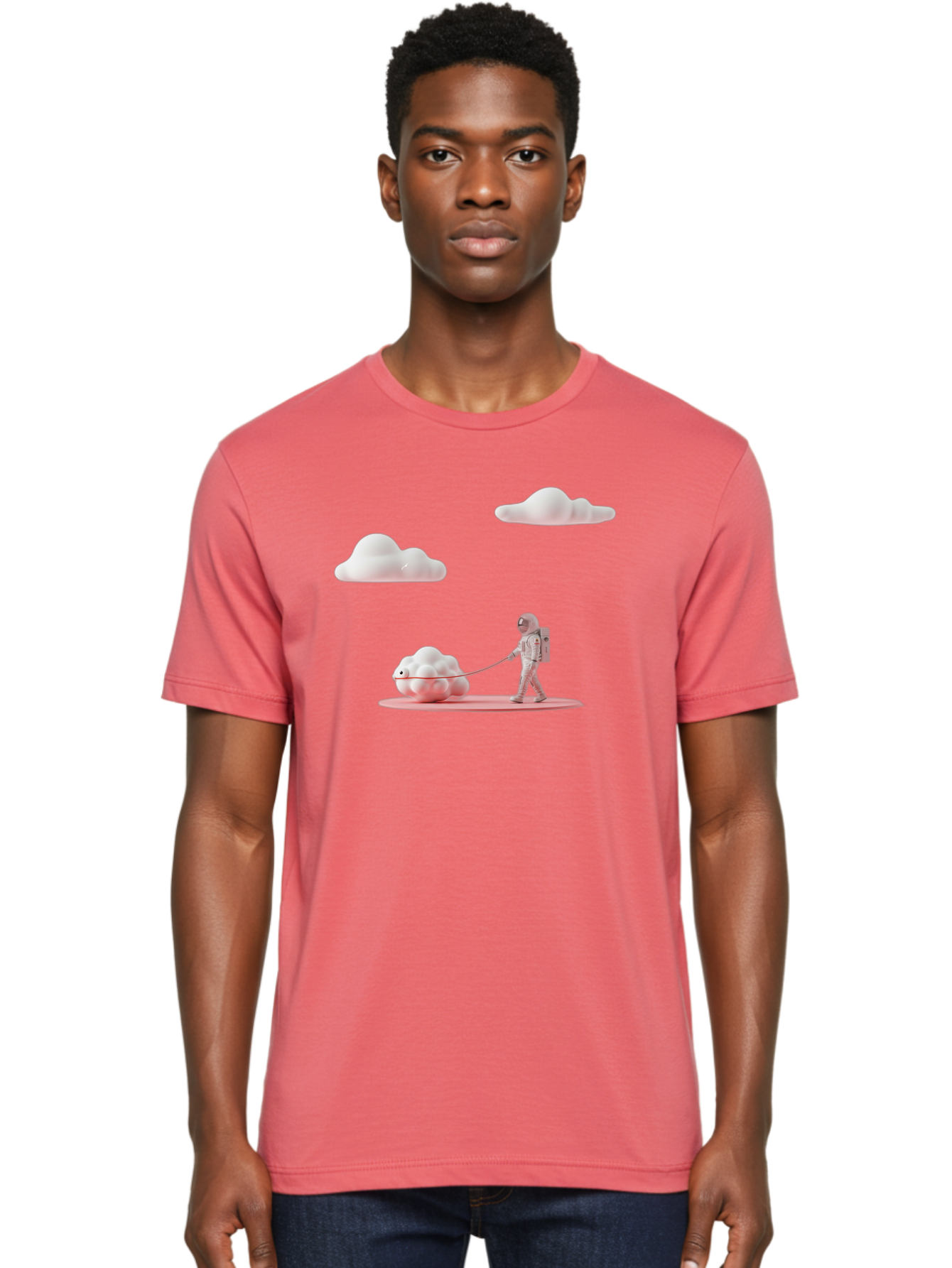 Astronaut-Walking-A-Cloud Men'S Graphic Tee, 100% Cotton, Comfortable Casual Summer Wear, Machine Washable, Vintage Camera, Old Camera, Antique Camera, Black Camera, Classic Photography, Photography Equipment, Nostalgic Device, Film Camera, Bao084
