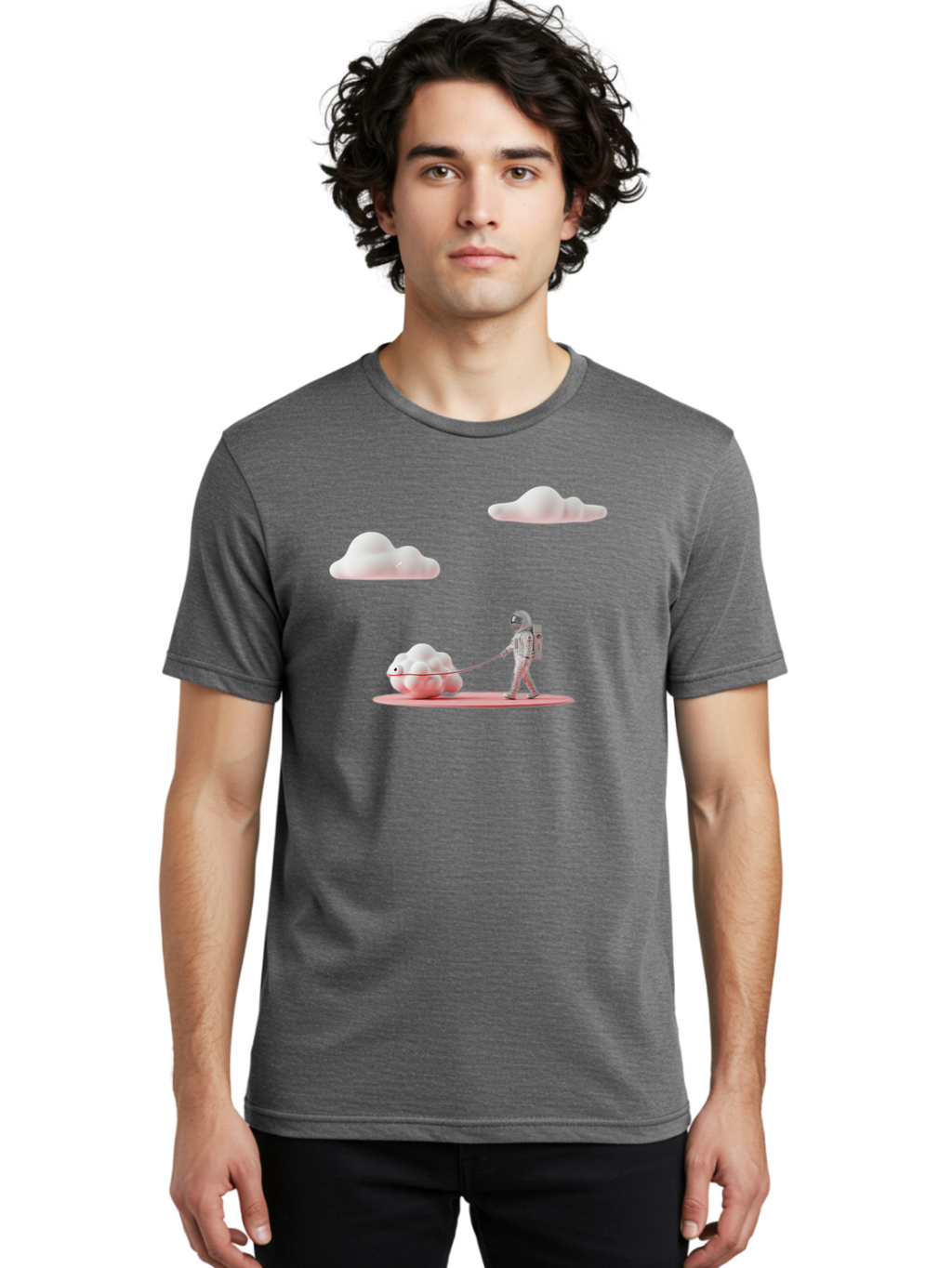Astronaut-Walking-A-Cloud Men'S Graphic Tee, 100% Cotton, Comfortable Casual Summer Wear, Machine Washable, Vintage Camera, Old Camera, Antique Camera, Black Camera, Classic Photography, Photography Equipment, Nostalgic Device, Film Camera, Bao084