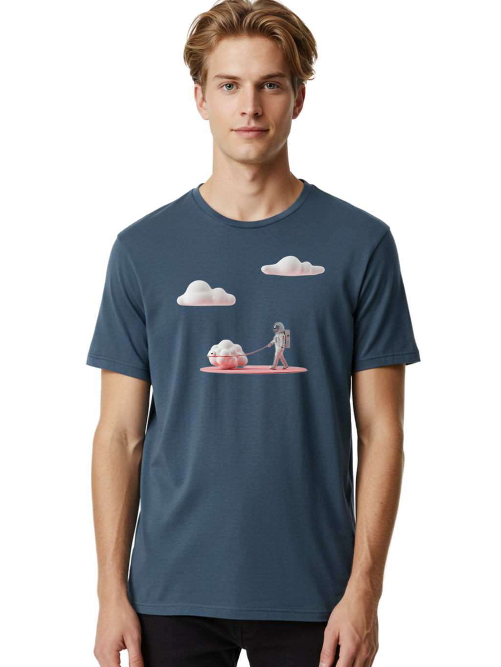 Astronaut-Walking-A-Cloud Men'S Graphic Tee, 100% Cotton, Comfortable Casual Summer Wear, Machine Washable, Vintage Camera, Old Camera, Antique Camera, Black Camera, Classic Photography, Photography Equipment, Nostalgic Device, Film Camera, Bao084