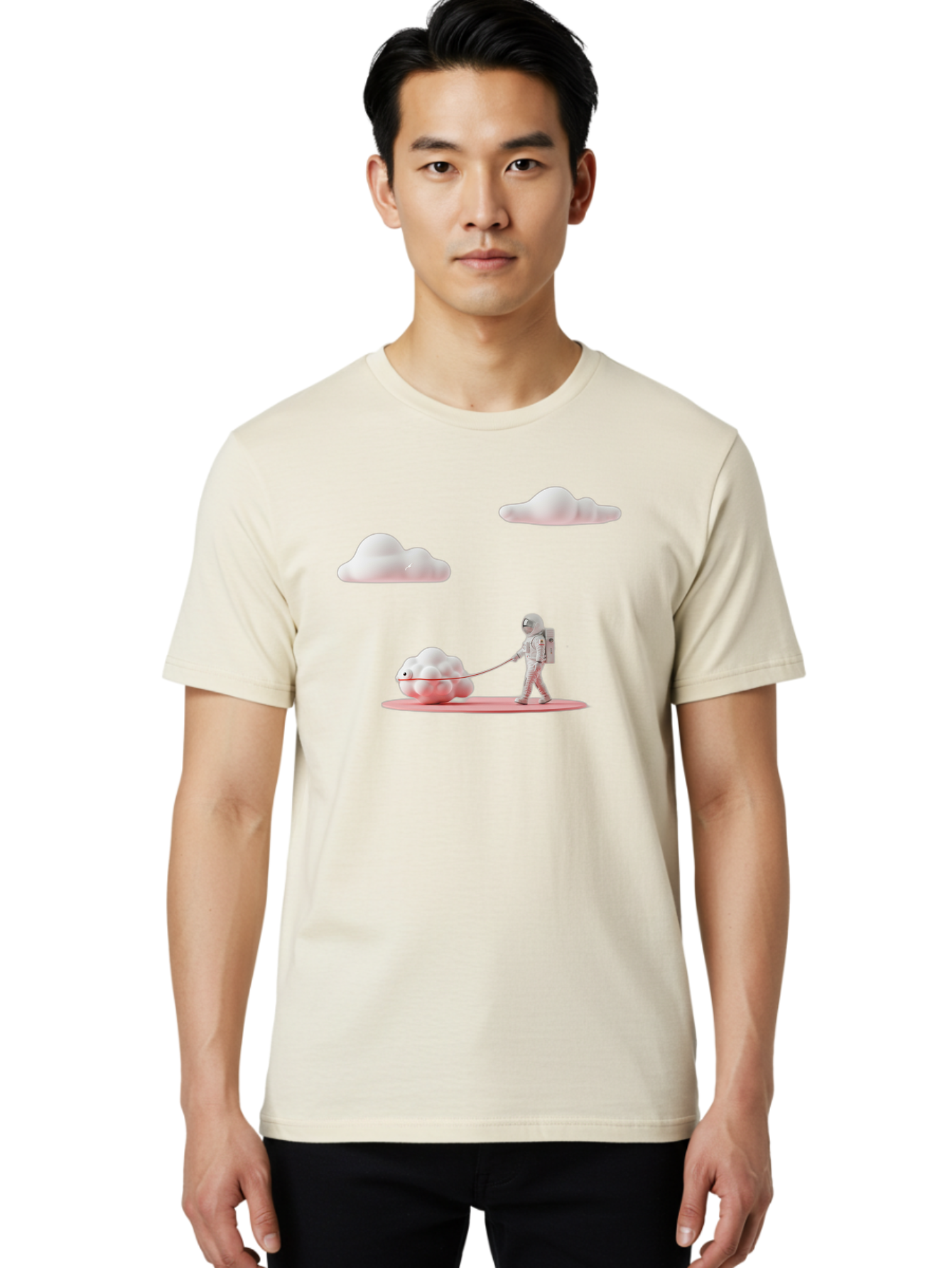 Astronaut-Walking-A-Cloud Men'S Graphic Tee, 100% Cotton, Comfortable Casual Summer Wear, Machine Washable, Vintage Camera, Old Camera, Antique Camera, Black Camera, Classic Photography, Photography Equipment, Nostalgic Device, Film Camera, Bao084