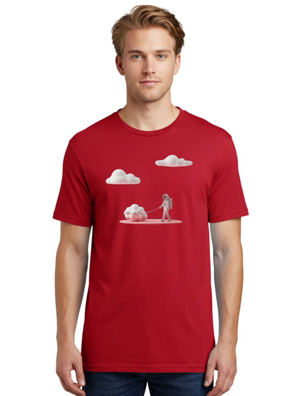 Astronaut-Walking-A-Cloud Men'S Graphic Tee, 100% Cotton, Comfortable Casual Summer Wear, Machine Washable, Vintage Camera, Old Camera, Antique Camera, Black Camera, Classic Photography, Photography Equipment, Nostalgic Device, Film Camera, Bao084