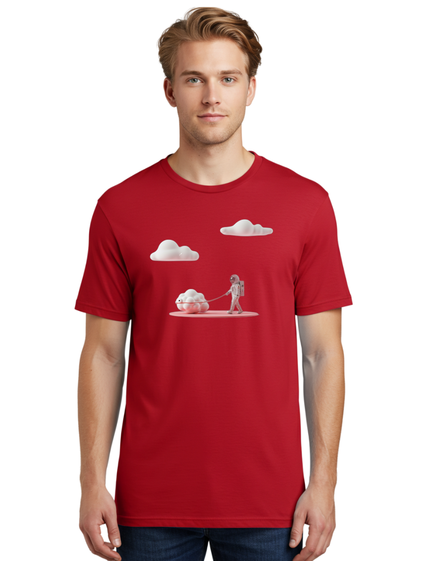 Astronaut-Walking-A-Cloud Men'S Graphic Tee, 100% Cotton, Comfortable Casual Summer Wear, Machine Washable, Vintage Camera, Old Camera, Antique Camera, Black Camera, Classic Photography, Photography Equipment, Nostalgic Device, Film Camera, Bao084