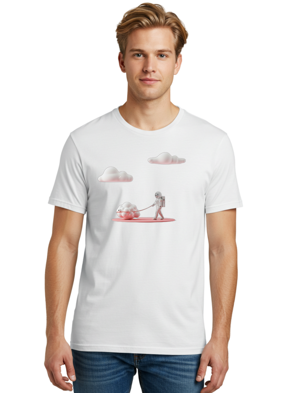 Astronaut-Walking-A-Cloud Men'S Graphic Tee, 100% Cotton, Comfortable Casual Summer Wear, Machine Washable, Vintage Camera, Old Camera, Antique Camera, Black Camera, Classic Photography, Photography Equipment, Nostalgic Device, Film Camera, Bao084