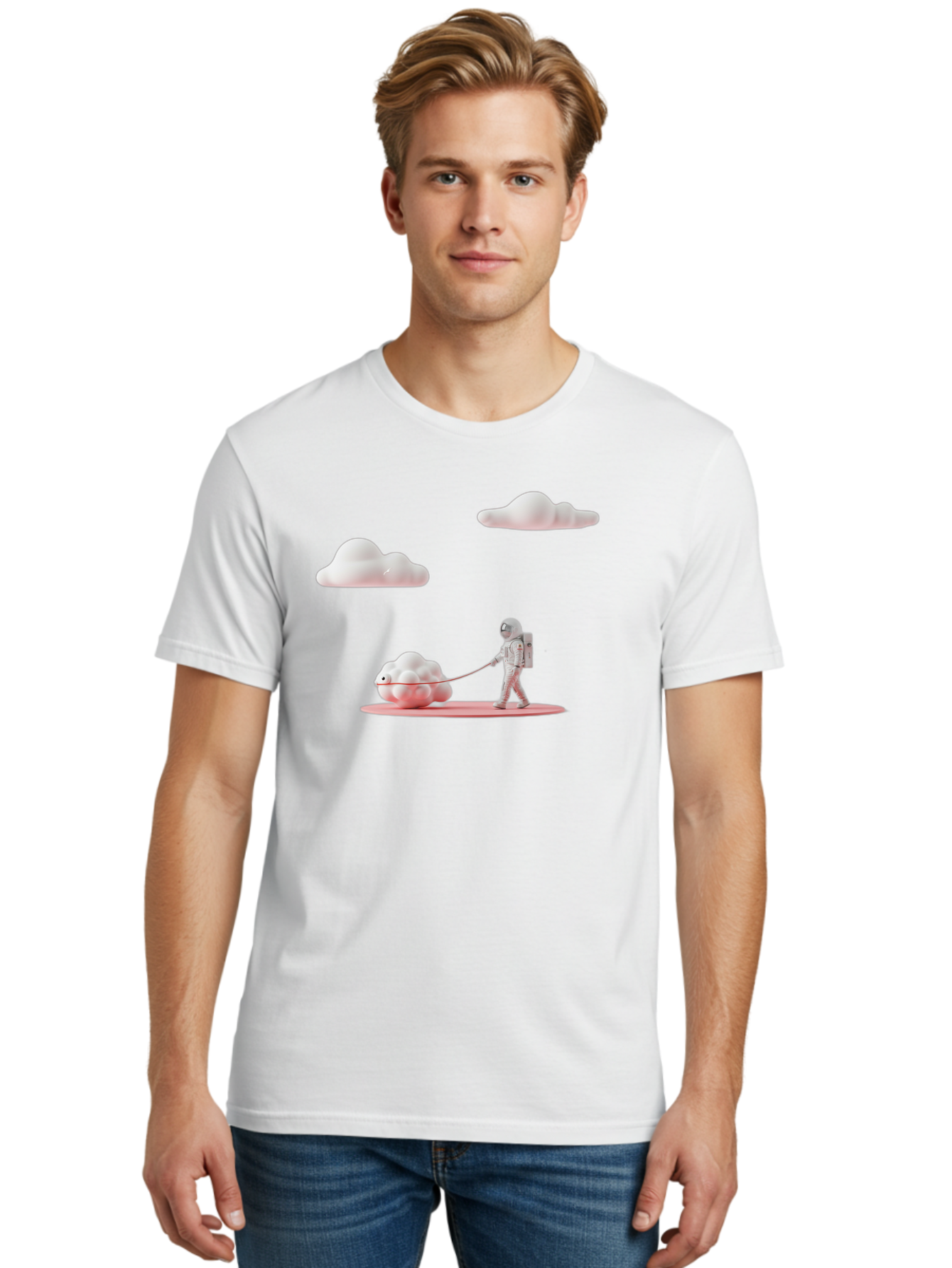 Astronaut-Walking-A-Cloud Men'S Graphic Tee, 100% Cotton, Comfortable Casual Summer Wear, Machine Washable, Vintage Camera, Old Camera, Antique Camera, Black Camera, Classic Photography, Photography Equipment, Nostalgic Device, Film Camera, Bao084