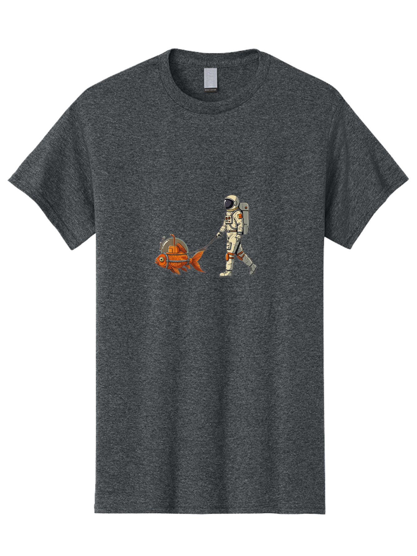 Astronaut-Walking-Fish-1 Men'S Graphic Tee, 100% Cotton, Comfortable Casual Summer Wear, Machine Washable, Vintage Camera, Old Camera, Antique Camera, Black Camera, Classic Photography, Photography Equipment, Nostalgic Device, Film Camera, Bao085