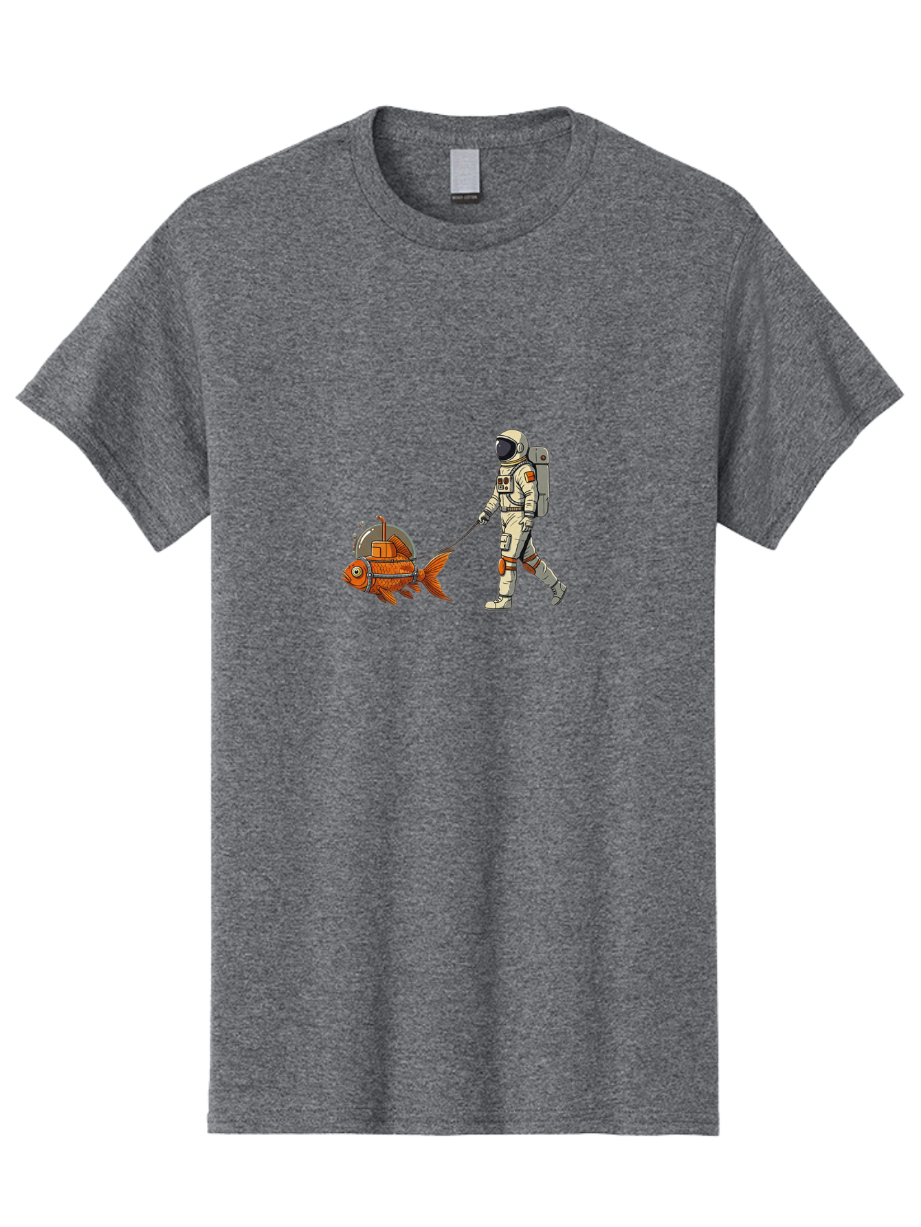 Astronaut-Walking-Fish-1 Men'S Graphic Tee, 100% Cotton, Comfortable Casual Summer Wear, Machine Washable, Vintage Camera, Old Camera, Antique Camera, Black Camera, Classic Photography, Photography Equipment, Nostalgic Device, Film Camera, Bao085