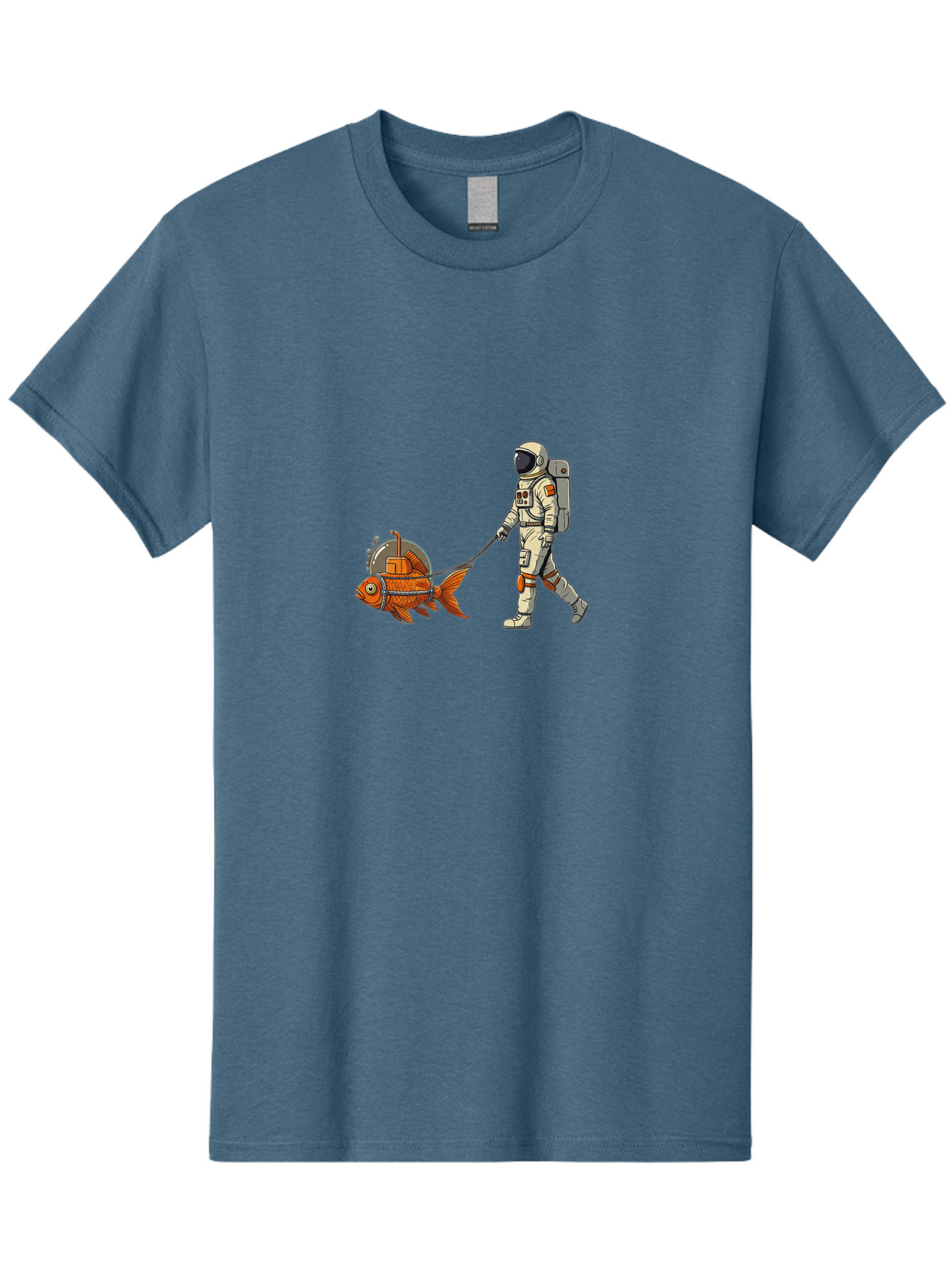Astronaut-Walking-Fish-1 Men'S Graphic Tee, 100% Cotton, Comfortable Casual Summer Wear, Machine Washable, Vintage Camera, Old Camera, Antique Camera, Black Camera, Classic Photography, Photography Equipment, Nostalgic Device, Film Camera, Bao085
