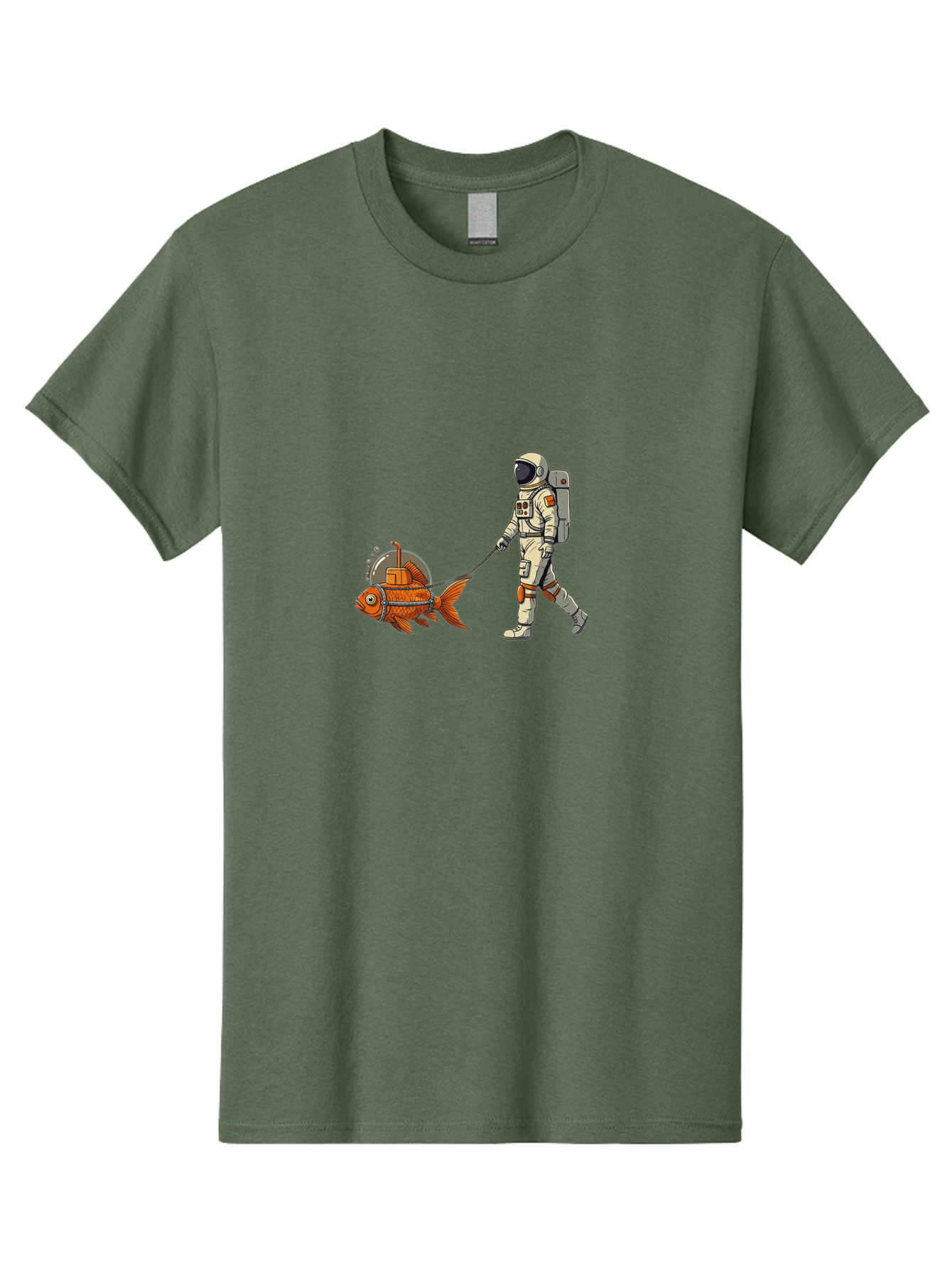 Astronaut-Walking-Fish-1 Men'S Graphic Tee, 100% Cotton, Comfortable Casual Summer Wear, Machine Washable, Vintage Camera, Old Camera, Antique Camera, Black Camera, Classic Photography, Photography Equipment, Nostalgic Device, Film Camera, Bao085