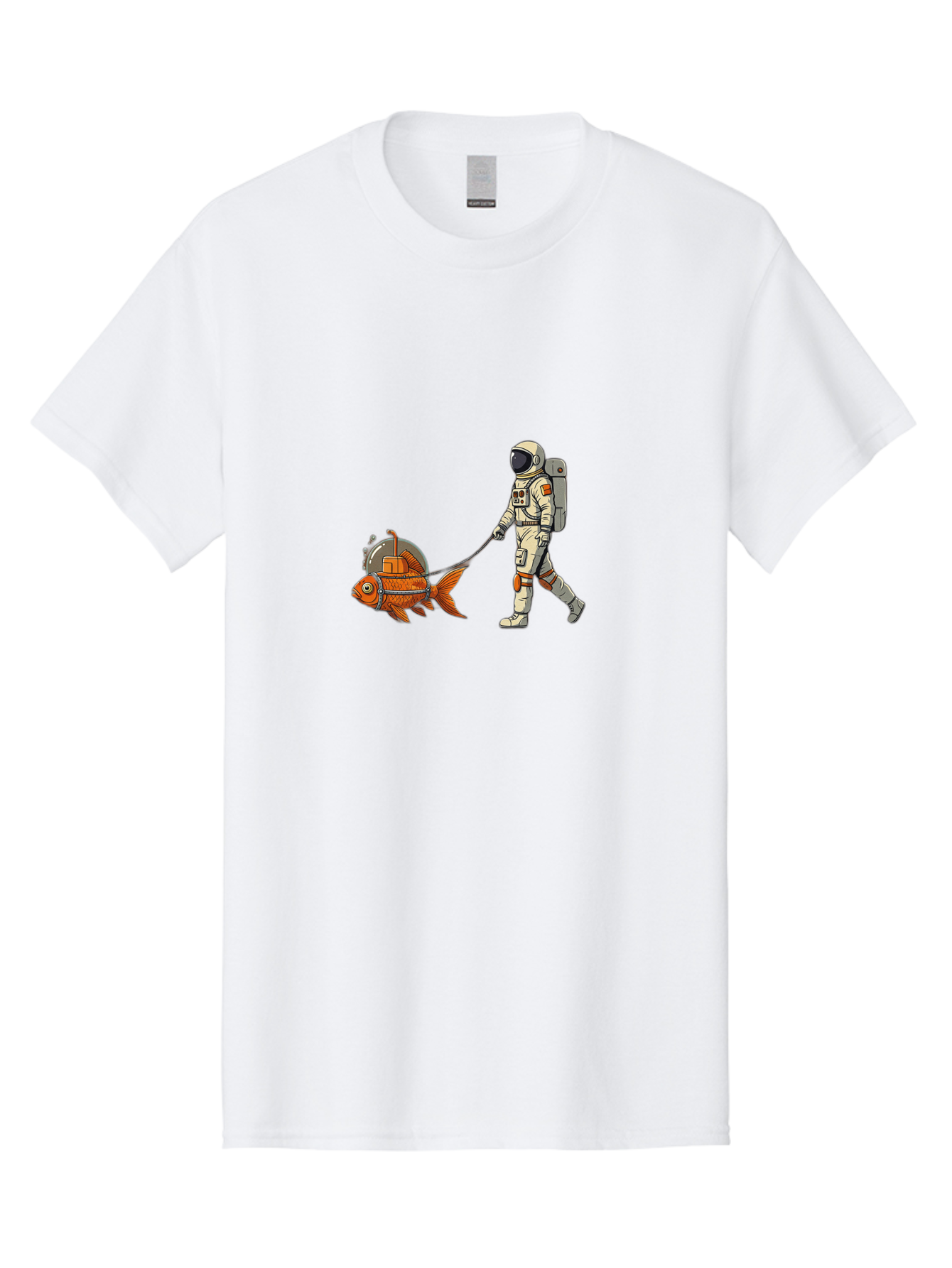 Astronaut-Walking-Fish-1 Men'S Graphic Tee, 100% Cotton, Comfortable Casual Summer Wear, Machine Washable, Vintage Camera, Old Camera, Antique Camera, Black Camera, Classic Photography, Photography Equipment, Nostalgic Device, Film Camera, Bao085