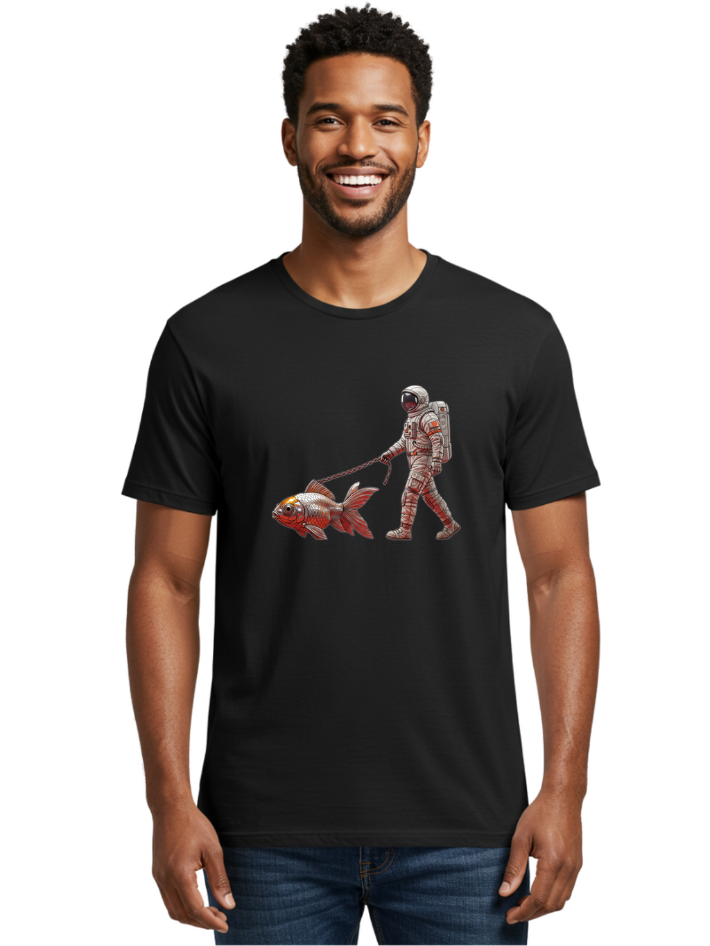 Astronaut-Walking-Fish Men'S Graphic Tee, 100% Cotton, Comfortable Casual Summer Wear, Machine Washable, Vintage Camera, Old Camera, Antique Camera, Black Camera, Classic Photography, Photography Equipment, Nostalgic Device, Film Camera, Bao086