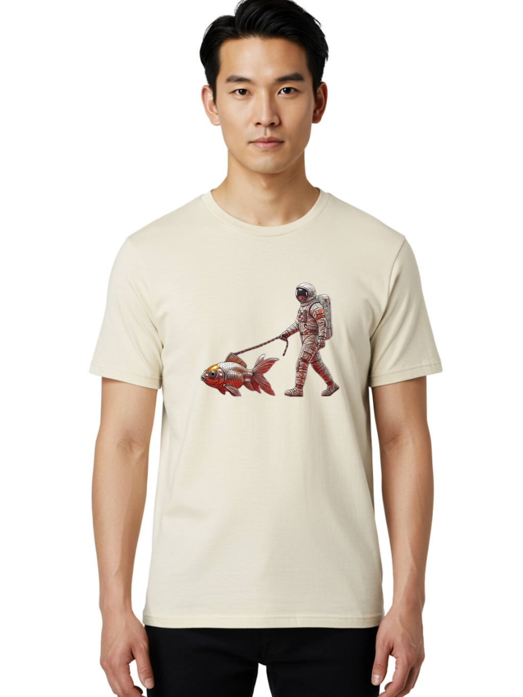 Astronaut-Walking-Fish Men'S Graphic Tee, 100% Cotton, Comfortable Casual Summer Wear, Machine Washable, Vintage Camera, Old Camera, Antique Camera, Black Camera, Classic Photography, Photography Equipment, Nostalgic Device, Film Camera, Bao086