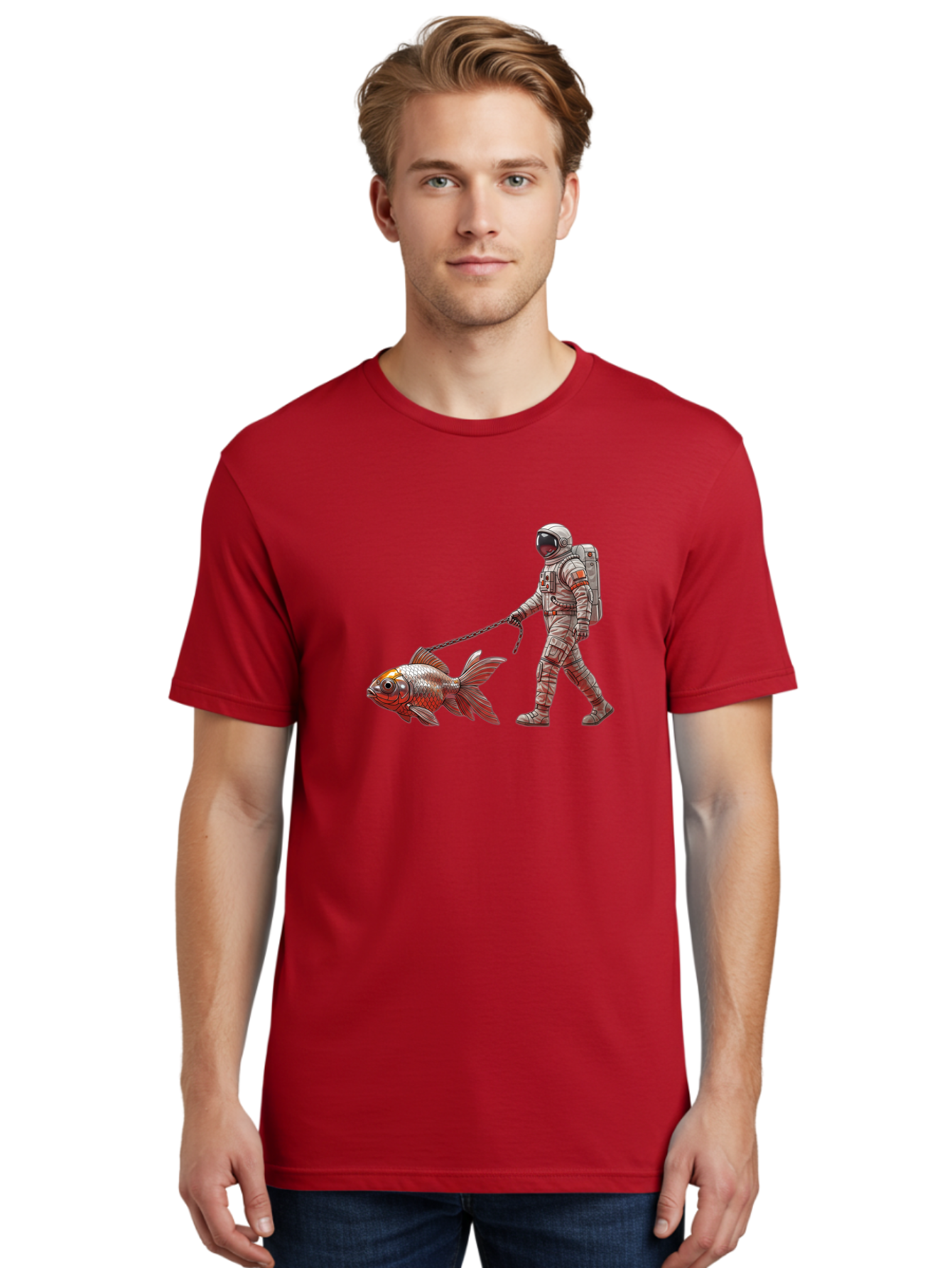 Astronaut-Walking-Fish Men'S Graphic Tee, 100% Cotton, Comfortable Casual Summer Wear, Machine Washable, Vintage Camera, Old Camera, Antique Camera, Black Camera, Classic Photography, Photography Equipment, Nostalgic Device, Film Camera, Bao086