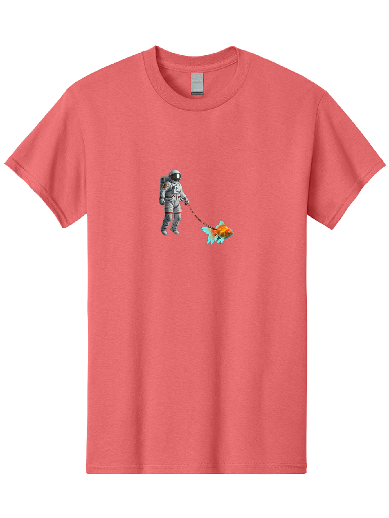 Astronaut-Walking-Goldfish-1 Men'S Graphic Tee, 100% Cotton, Comfortable Casual Summer Wear, Machine Washable, Vintage Camera, Old Camera, Antique Camera, Black Camera, Classic Photography, Photography Equipment, Nostalgic Device, Film Camera, Bao087