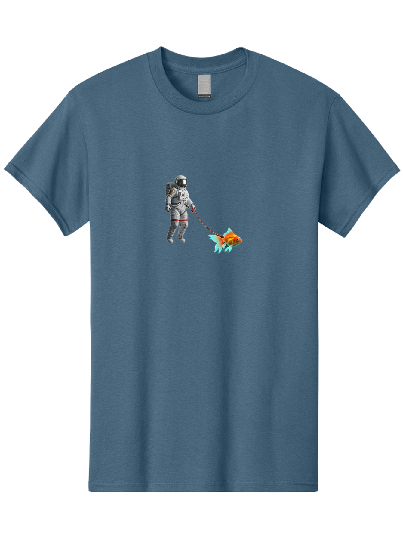Astronaut-Walking-Goldfish-1 Men'S Graphic Tee, 100% Cotton, Comfortable Casual Summer Wear, Machine Washable, Vintage Camera, Old Camera, Antique Camera, Black Camera, Classic Photography, Photography Equipment, Nostalgic Device, Film Camera, Bao087