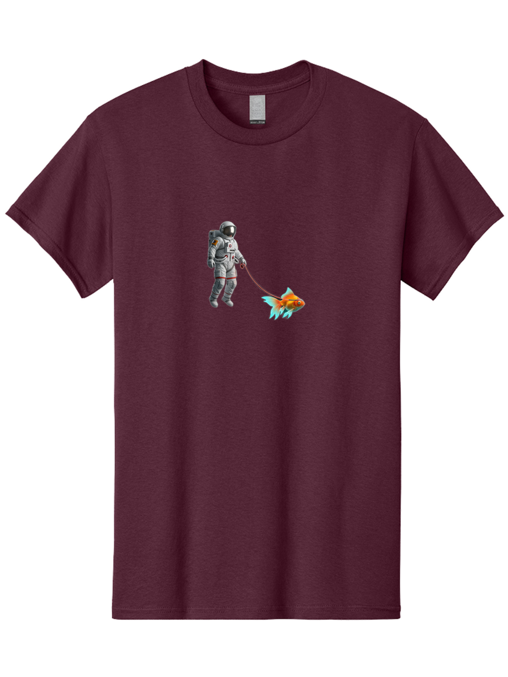 Astronaut-Walking-Goldfish-1 Men'S Graphic Tee, 100% Cotton, Comfortable Casual Summer Wear, Machine Washable, Vintage Camera, Old Camera, Antique Camera, Black Camera, Classic Photography, Photography Equipment, Nostalgic Device, Film Camera, Bao087