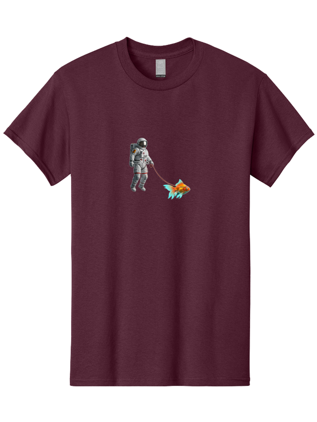 Astronaut-Walking-Goldfish-1 Men'S Graphic Tee, 100% Cotton, Comfortable Casual Summer Wear, Machine Washable, Vintage Camera, Old Camera, Antique Camera, Black Camera, Classic Photography, Photography Equipment, Nostalgic Device, Film Camera, Bao087