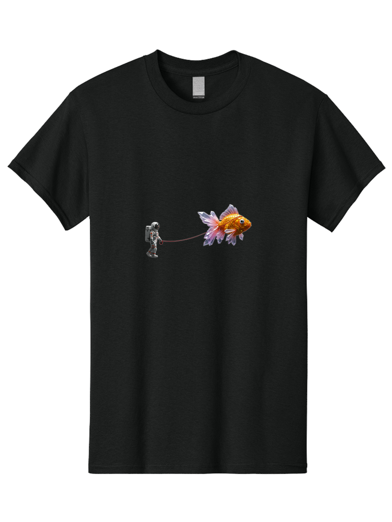 Astronaut-Walking-Goldfish-10 Men'S Graphic Tee, 100% Cotton, Comfortable Casual Summer Wear, Machine Washable, Vintage Camera, Old Camera, Antique Camera, Black Camera, Classic Photography, Photography Equipment, Nostalgic Device, Bao088