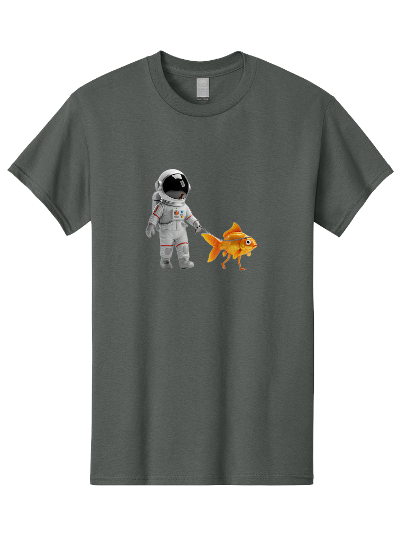 Astronaut-Walking-Goldfish-2 Men'S Graphic Tee, 100% Cotton, Comfortable Casual Summer Wear, Machine Washable, Vintage Camera, Old Camera, Antique Camera, Black Camera, Classic Photography, Photography Equipment, Nostalgic Device, Film Camera, Bao089
