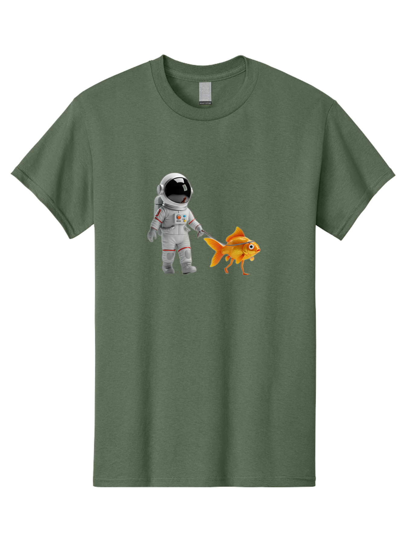 Astronaut-Walking-Goldfish-2 Men'S Graphic Tee, 100% Cotton, Comfortable Casual Summer Wear, Machine Washable, Vintage Camera, Old Camera, Antique Camera, Black Camera, Classic Photography, Photography Equipment, Nostalgic Device, Film Camera, Bao089