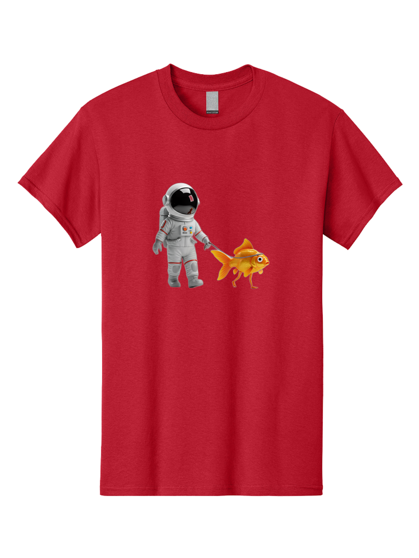 Astronaut-Walking-Goldfish-2 Men'S Graphic Tee, 100% Cotton, Comfortable Casual Summer Wear, Machine Washable, Vintage Camera, Old Camera, Antique Camera, Black Camera, Classic Photography, Photography Equipment, Nostalgic Device, Film Camera, Bao089
