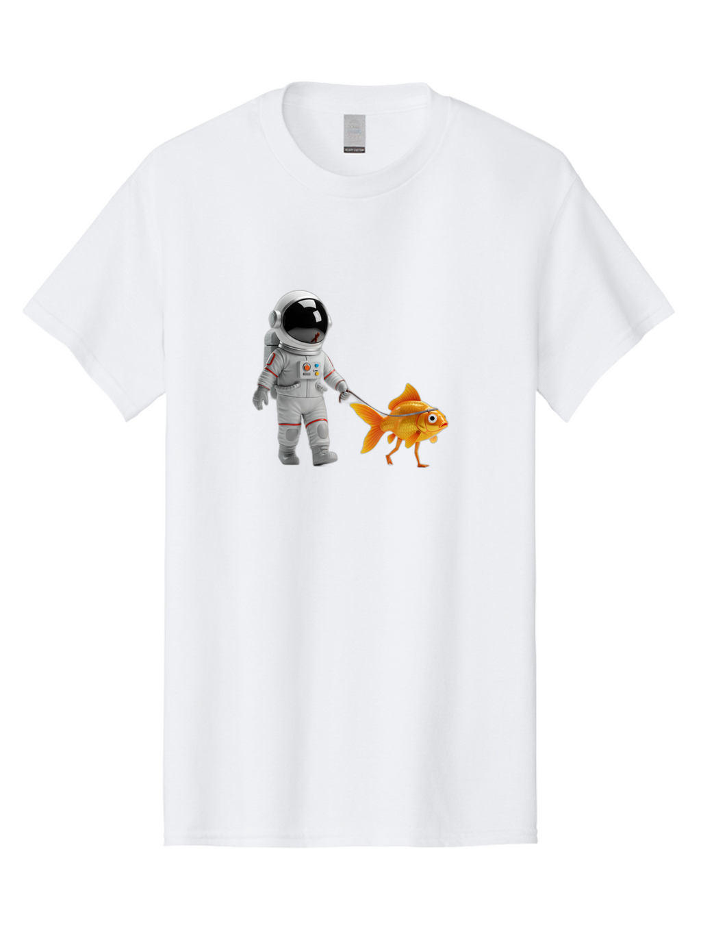 Astronaut-Walking-Goldfish-2 Men'S Graphic Tee, 100% Cotton, Comfortable Casual Summer Wear, Machine Washable, Vintage Camera, Old Camera, Antique Camera, Black Camera, Classic Photography, Photography Equipment, Nostalgic Device, Film Camera, Bao089