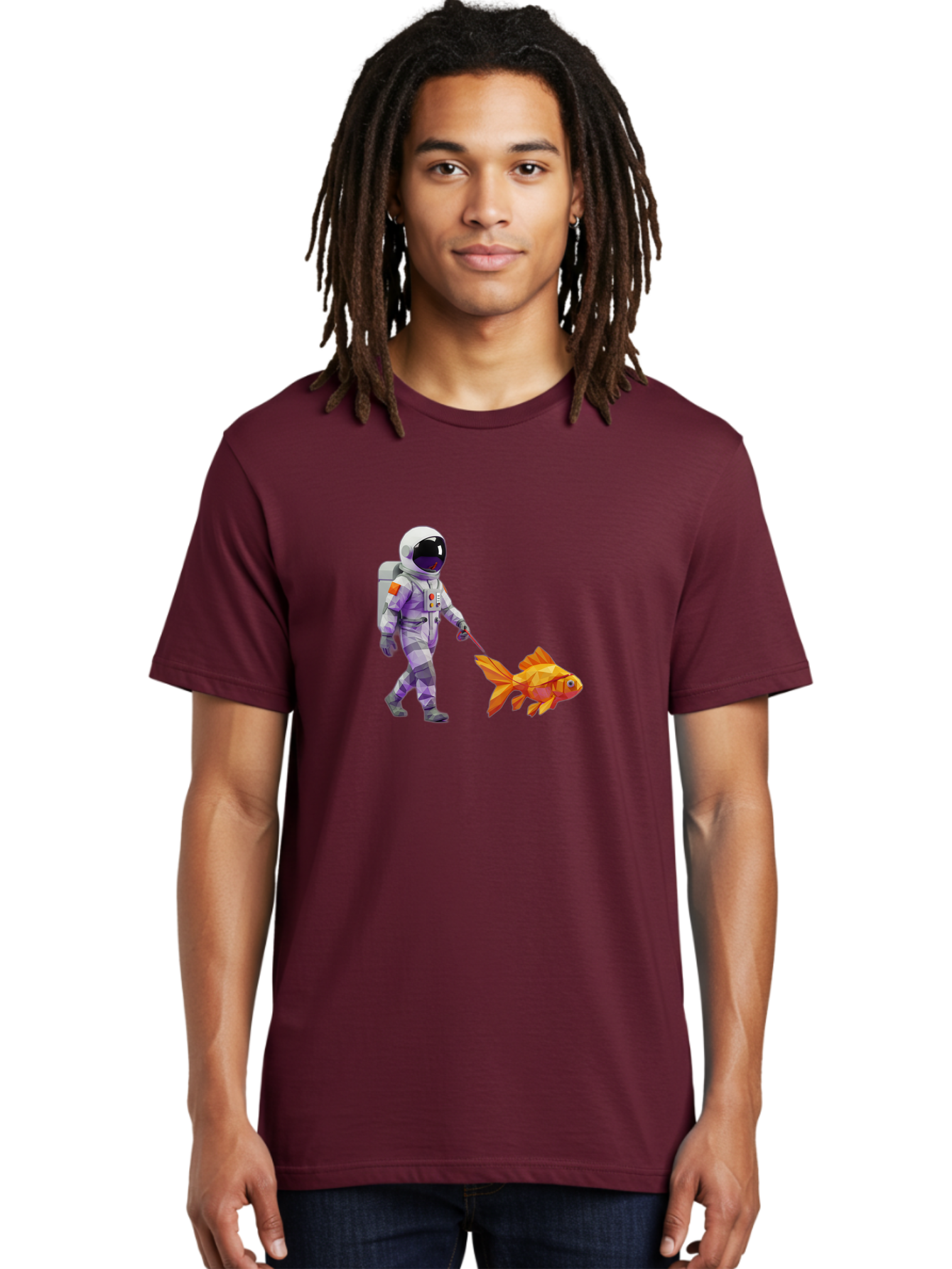 Astronaut-Walking-Goldfish-4 Men'S Graphic Tee, 100% Cotton, Comfortable Casual Summer Wear, Machine Washable, Vintage Camera, Old Camera, Antique Camera, Black Camera, Classic Photography, Photography Equipment, Nostalgic Device, Film Camera, Bao091