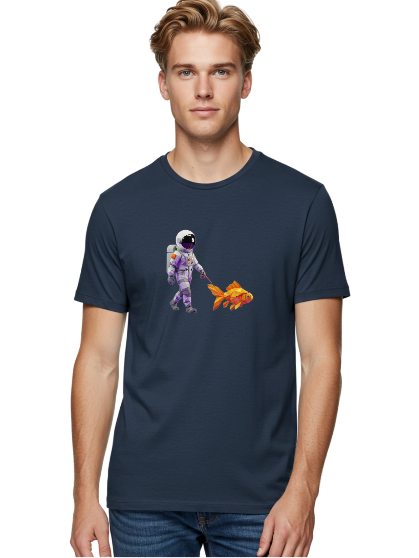 Astronaut-Walking-Goldfish-4 Men'S Graphic Tee, 100% Cotton, Comfortable Casual Summer Wear, Machine Washable, Vintage Camera, Old Camera, Antique Camera, Black Camera, Classic Photography, Photography Equipment, Nostalgic Device, Film Camera, Bao091