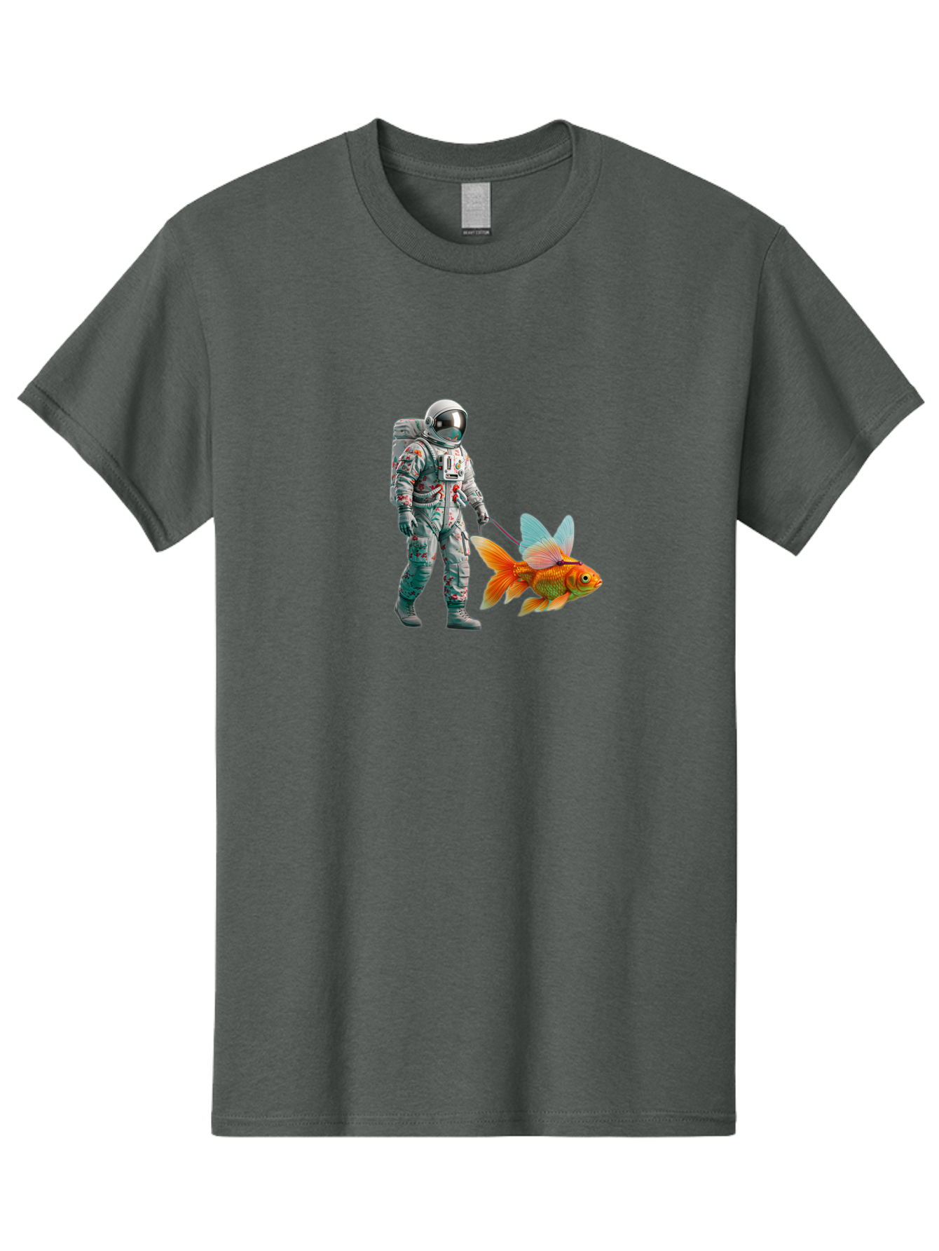 Astronaut-Walking-Goldfish-5 Men'S Graphic Tee, 100% Cotton, Comfortable Casual Summer Wear, Machine Washable, Vintage Camera, Old Camera, Antique Camera, Black Camera, Classic Photography, Photography Equipment, Nostalgic Device, Film Camera, Bao092