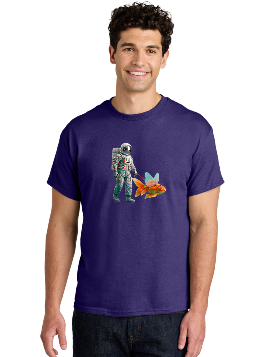 Astronaut-Walking-Goldfish-5 Men'S Graphic Tee, 100% Cotton, Comfortable Casual Summer Wear, Machine Washable, Vintage Camera, Old Camera, Antique Camera, Black Camera, Classic Photography, Photography Equipment, Nostalgic Device, Film Camera, Bao092