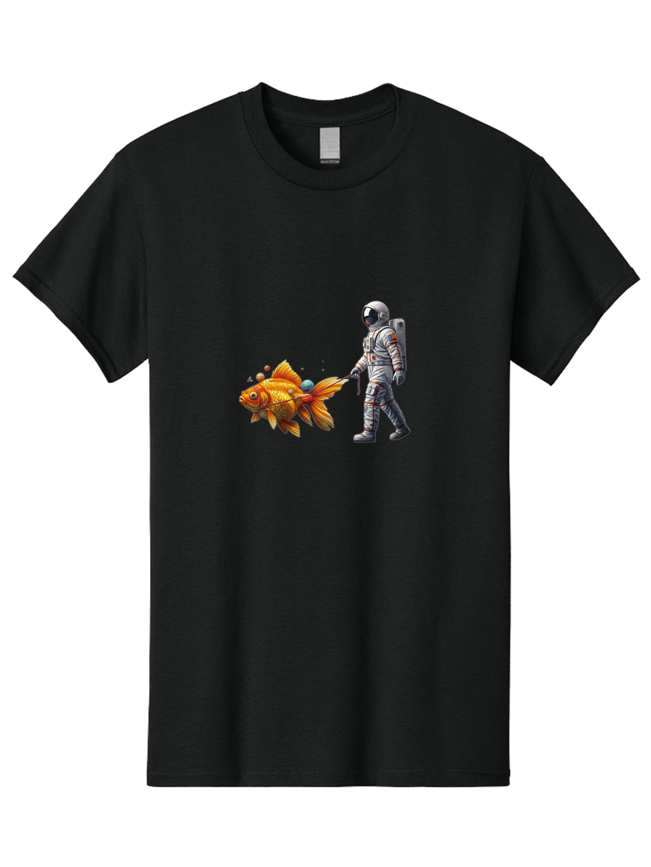 Astronaut-Walking-Goldfish-6 Men'S Graphic Tee, 100% Cotton, Comfortable Casual Summer Wear, Machine Washable, Vintage Camera, Old Camera, Antique Camera, Black Camera, Classic Photography, Photography Equipment, Nostalgic Device, Film Camera, Bao093