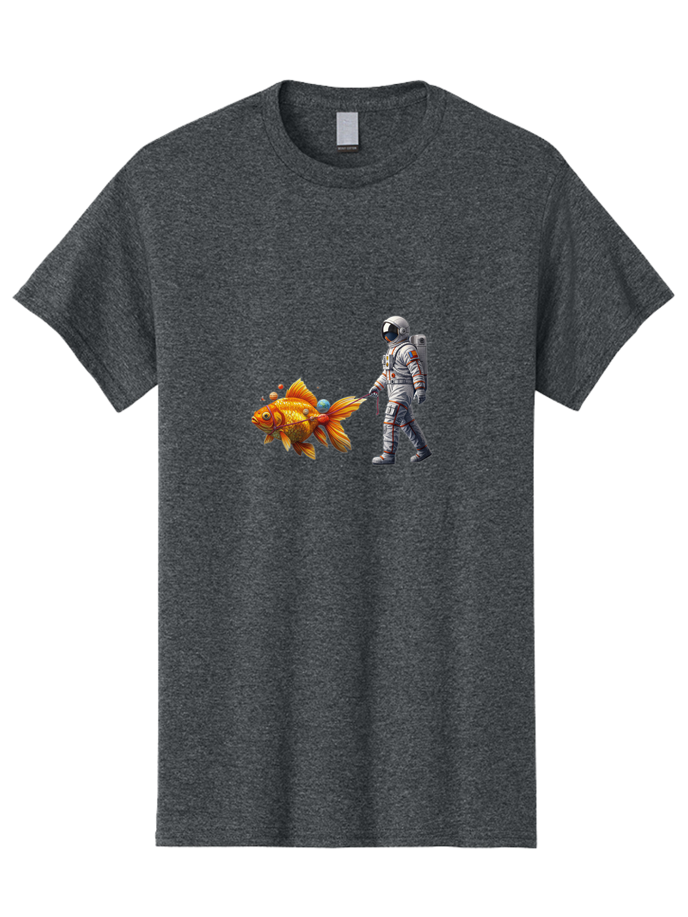 Astronaut-Walking-Goldfish-6 Men'S Graphic Tee, 100% Cotton, Comfortable Casual Summer Wear, Machine Washable, Vintage Camera, Old Camera, Antique Camera, Black Camera, Classic Photography, Photography Equipment, Nostalgic Device, Film Camera, Bao093