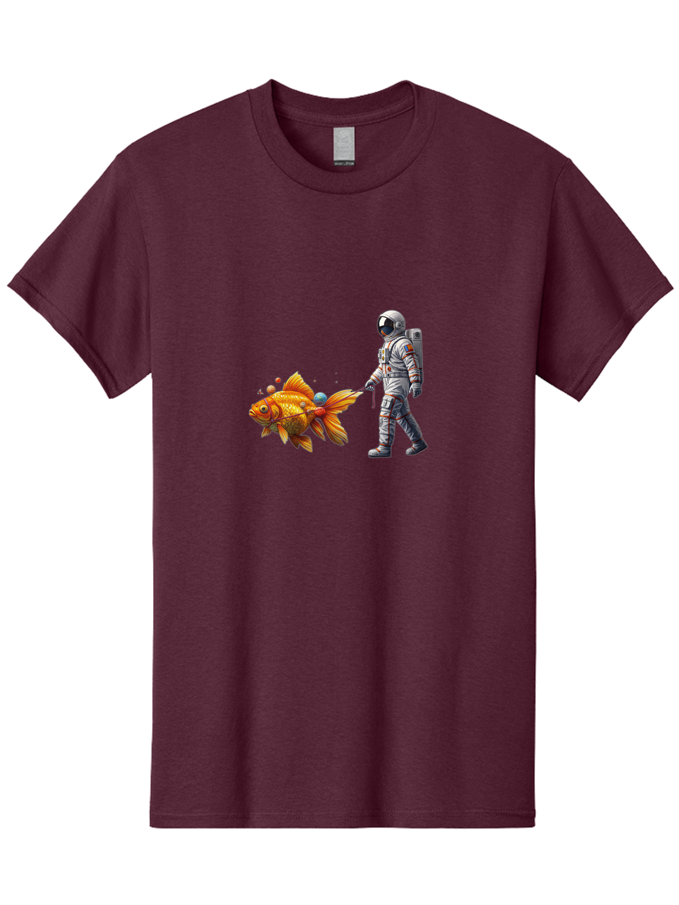Astronaut-Walking-Goldfish-6 Men'S Graphic Tee, 100% Cotton, Comfortable Casual Summer Wear, Machine Washable, Vintage Camera, Old Camera, Antique Camera, Black Camera, Classic Photography, Photography Equipment, Nostalgic Device, Film Camera, Bao093