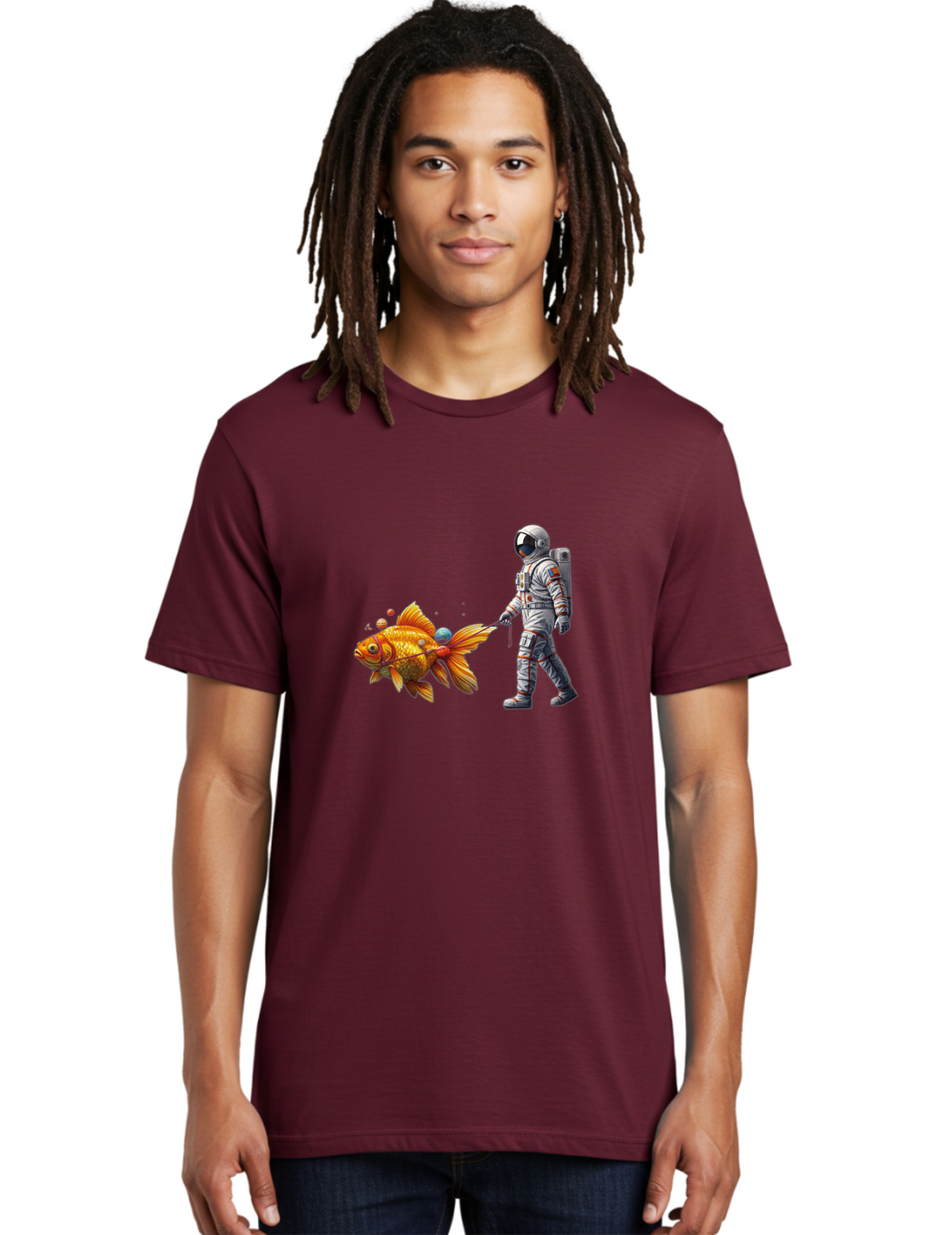 Astronaut-Walking-Goldfish-6 Men'S Graphic Tee, 100% Cotton, Comfortable Casual Summer Wear, Machine Washable, Vintage Camera, Old Camera, Antique Camera, Black Camera, Classic Photography, Photography Equipment, Nostalgic Device, Film Camera, Bao093