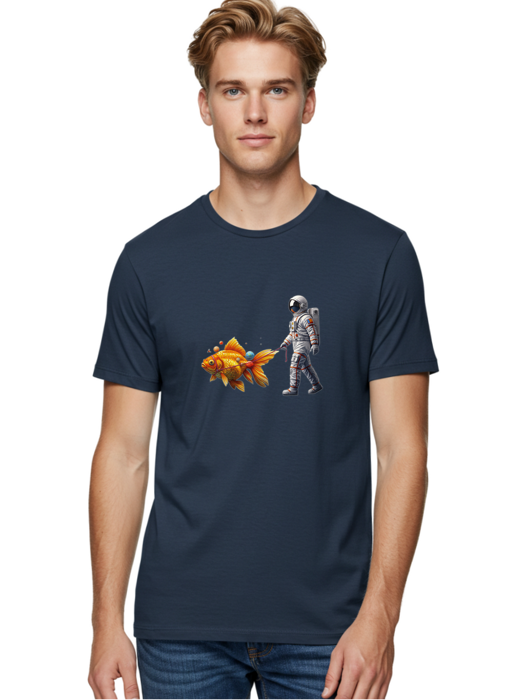 Astronaut-Walking-Goldfish-6 Men'S Graphic Tee, 100% Cotton, Comfortable Casual Summer Wear, Machine Washable, Vintage Camera, Old Camera, Antique Camera, Black Camera, Classic Photography, Photography Equipment, Nostalgic Device, Film Camera, Bao093
