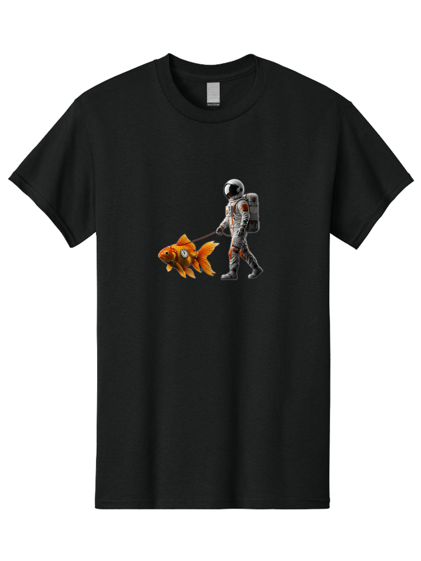 Astronaut-Walking-Goldfish-7 Men'S Graphic Tee, 100% Cotton, Comfortable Casual Summer Wear, Machine Washable, Vintage Camera, Old Camera, Antique Camera, Black Camera, Classic Photography, Photography Equipment, Nostalgic Device, Film Camera, Bao094