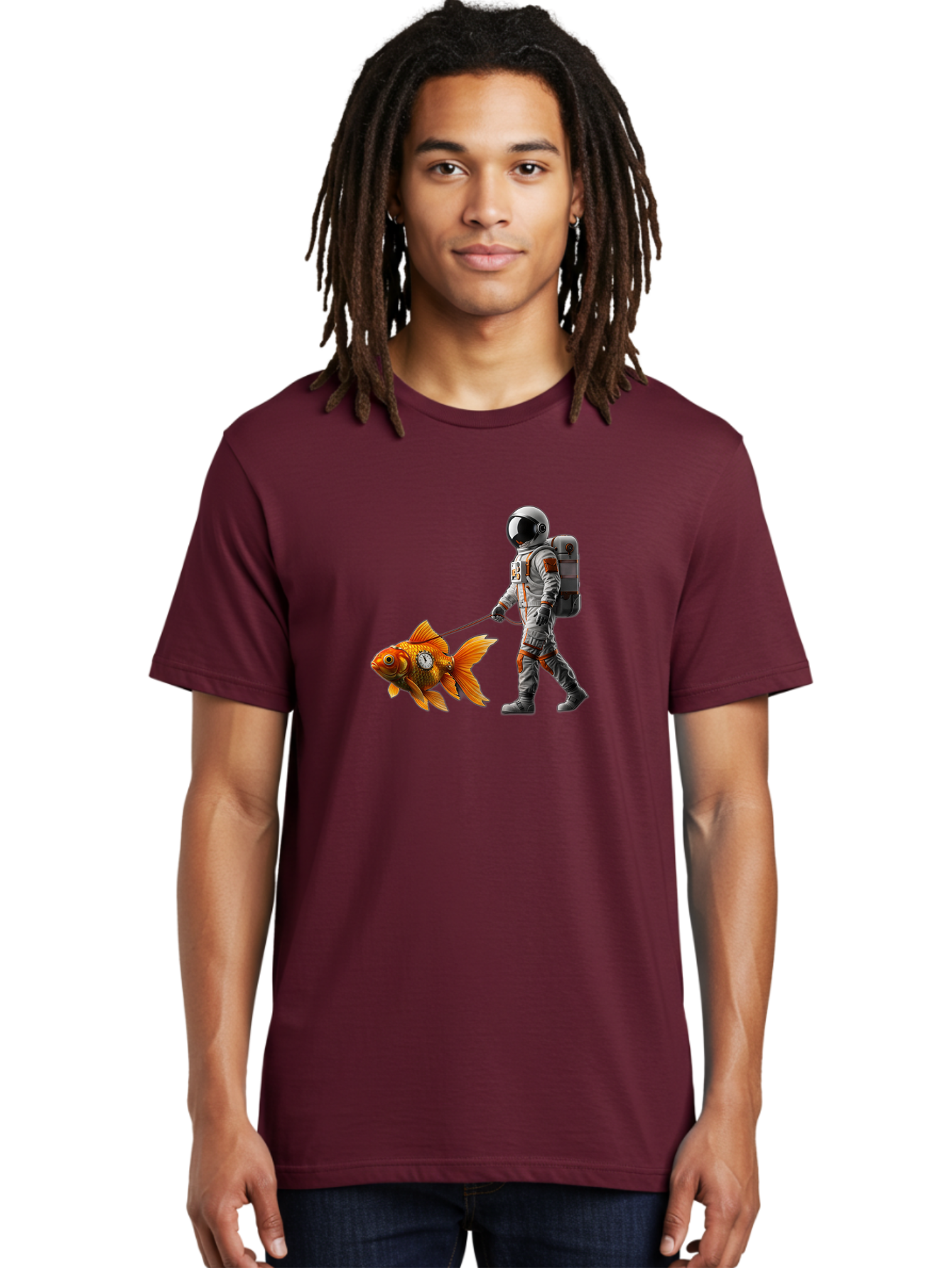 Astronaut-Walking-Goldfish-7 Men'S Graphic Tee, 100% Cotton, Comfortable Casual Summer Wear, Machine Washable, Vintage Camera, Old Camera, Antique Camera, Black Camera, Classic Photography, Photography Equipment, Nostalgic Device, Film Camera, Bao094