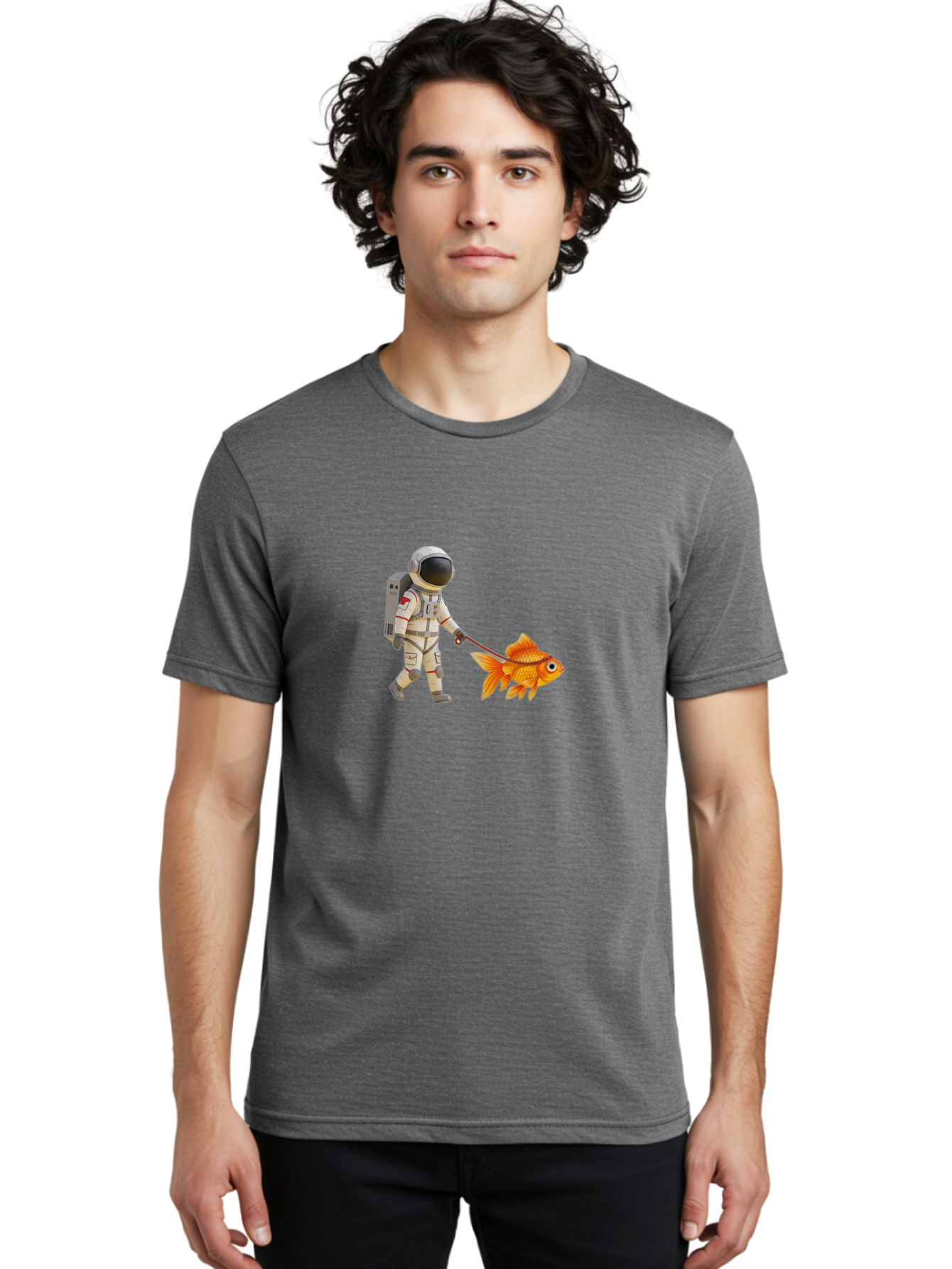 Astronaut-Walking-Goldfish-9 Men'S Graphic Tee, 100% Cotton, Comfortable Casual Summer Wear, Machine Washable, Vintage Camera, Old Camera, Antique Camera, Black Camera, Classic Photography, Photography Equipment, Nostalgic Device, Film Camera, Bao096