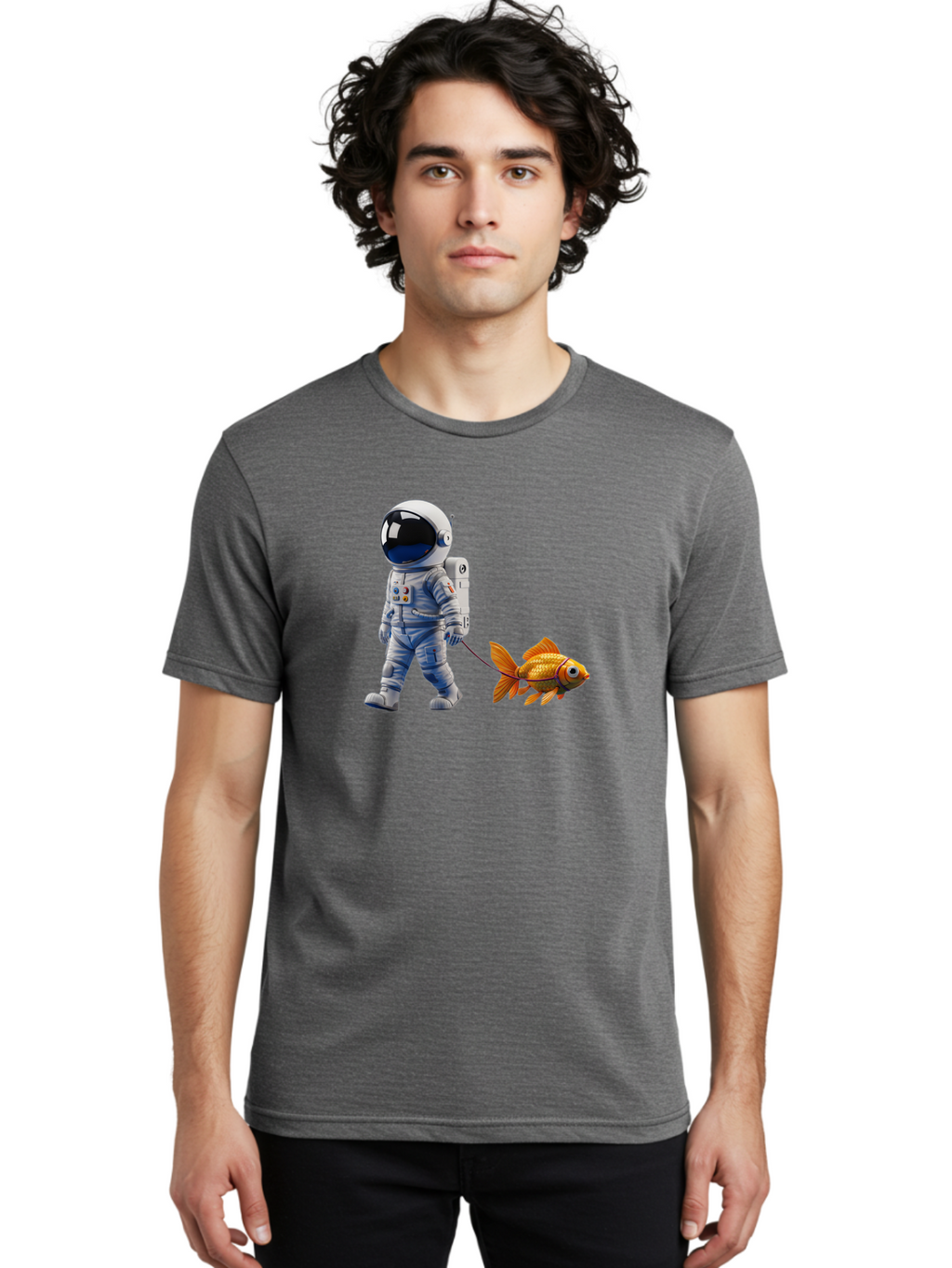 Astronaut-Walking-Goldfish Men'S Graphic Tee, 100% Cotton, Comfortable Casual Summer Wear, Machine Washable, Vintage Camera, Old Camera, Antique Camera, Black Camera, Classic Photography, Photography Equipment, Nostalgic Device, Film Camera, Bao097