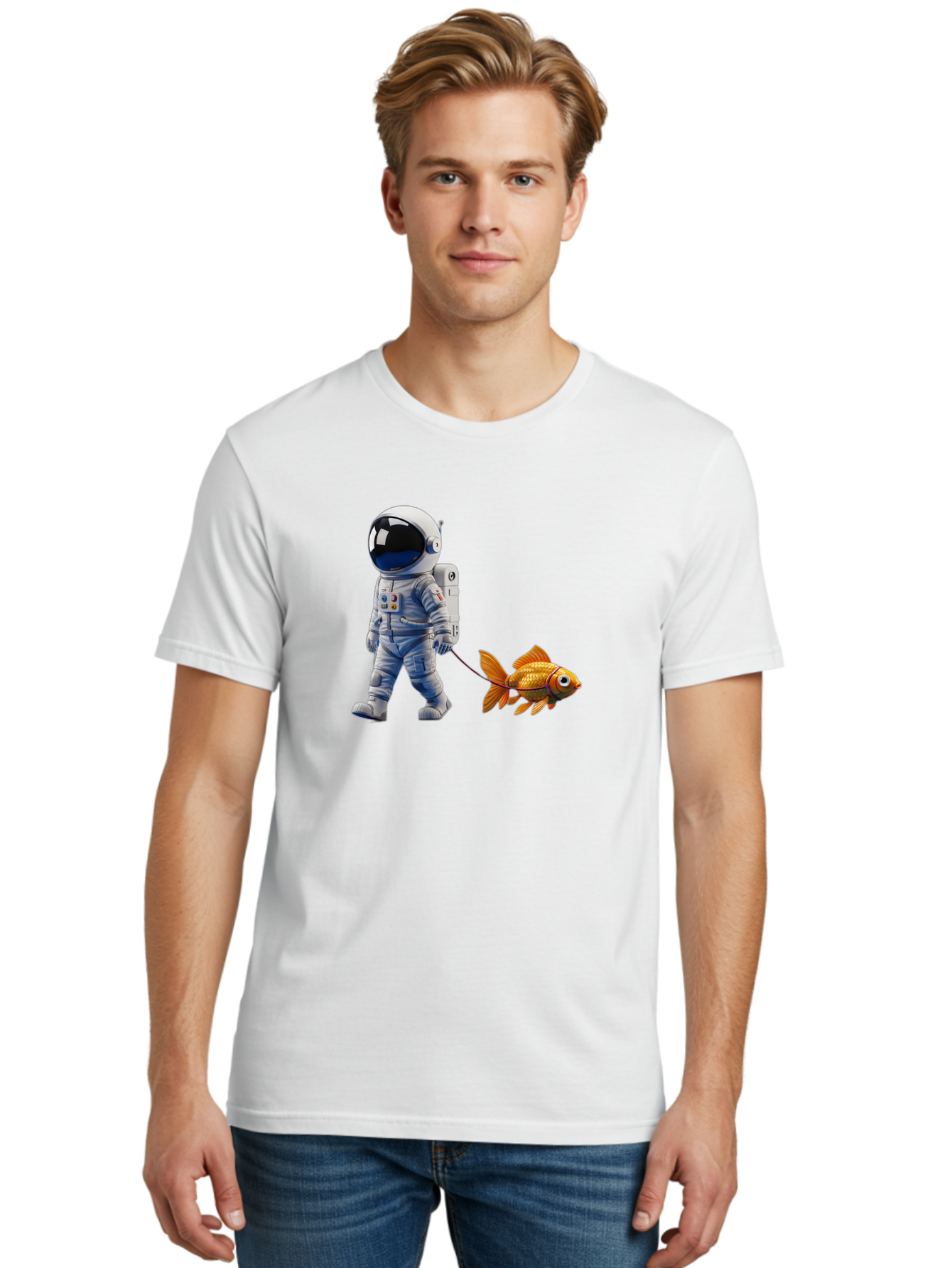 Astronaut-Walking-Goldfish Men'S Graphic Tee, 100% Cotton, Comfortable Casual Summer Wear, Machine Washable, Vintage Camera, Old Camera, Antique Camera, Black Camera, Classic Photography, Photography Equipment, Nostalgic Device, Film Camera, Bao097