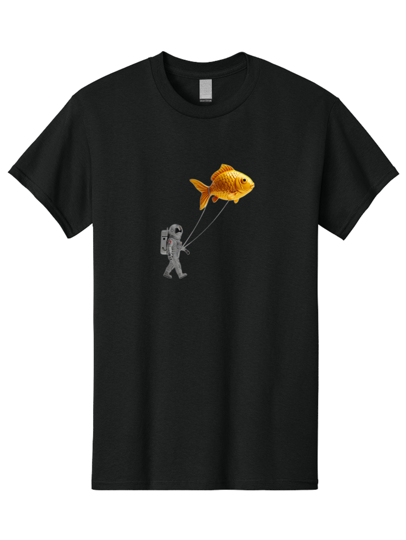Astronaut-With-Goldfish-Balloon Men'S Graphic Tee, 100% Cotton, Comfortable Casual Summer Wear, Machine Washable, Vintage Camera, Old Camera, Antique Camera, Black Camera, Classic Photography, Photography Equipment, Nostalgic Device, Bao098