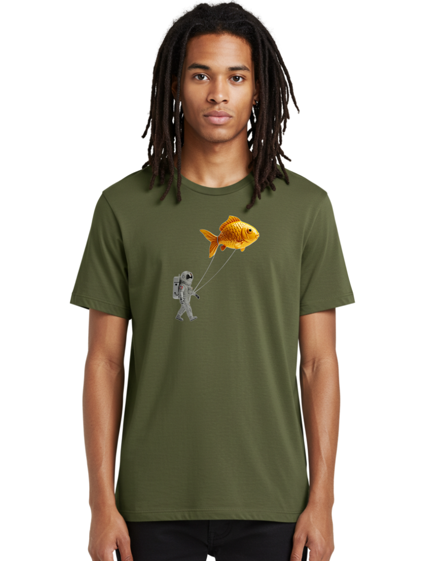Astronaut-With-Goldfish-Balloon Men'S Graphic Tee, 100% Cotton, Comfortable Casual Summer Wear, Machine Washable, Vintage Camera, Old Camera, Antique Camera, Black Camera, Classic Photography, Photography Equipment, Nostalgic Device, Bao098