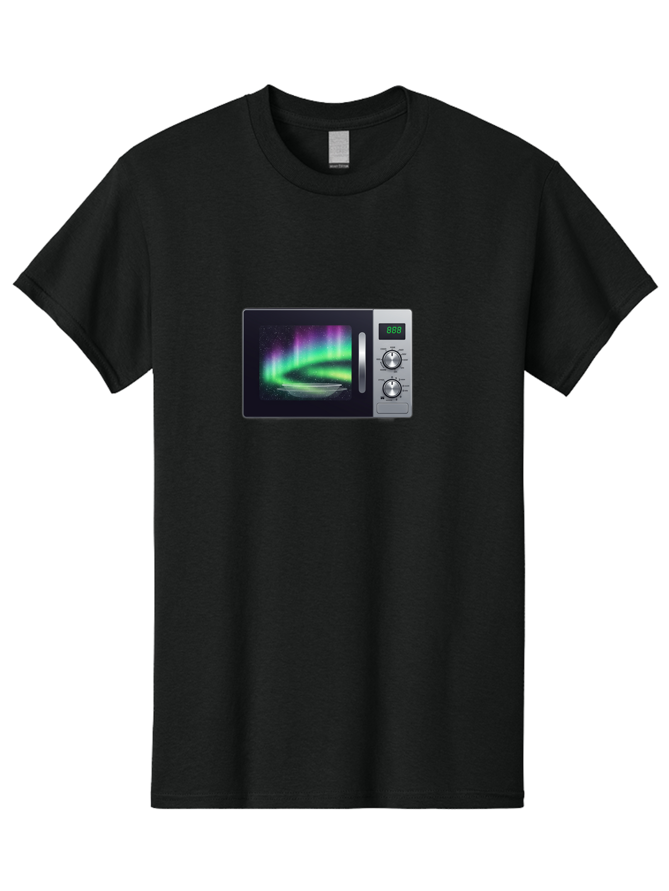 Aurora-Microwave Men'S Graphic Tee, 100% Cotton, Comfortable Casual Summer Wear, Machine Washable, Vintage Camera, Old Camera, Antique Camera, Black Camera, Classic Photography, Photography Equipment, Nostalgic Device, Film Camera, Camera Art Bao099