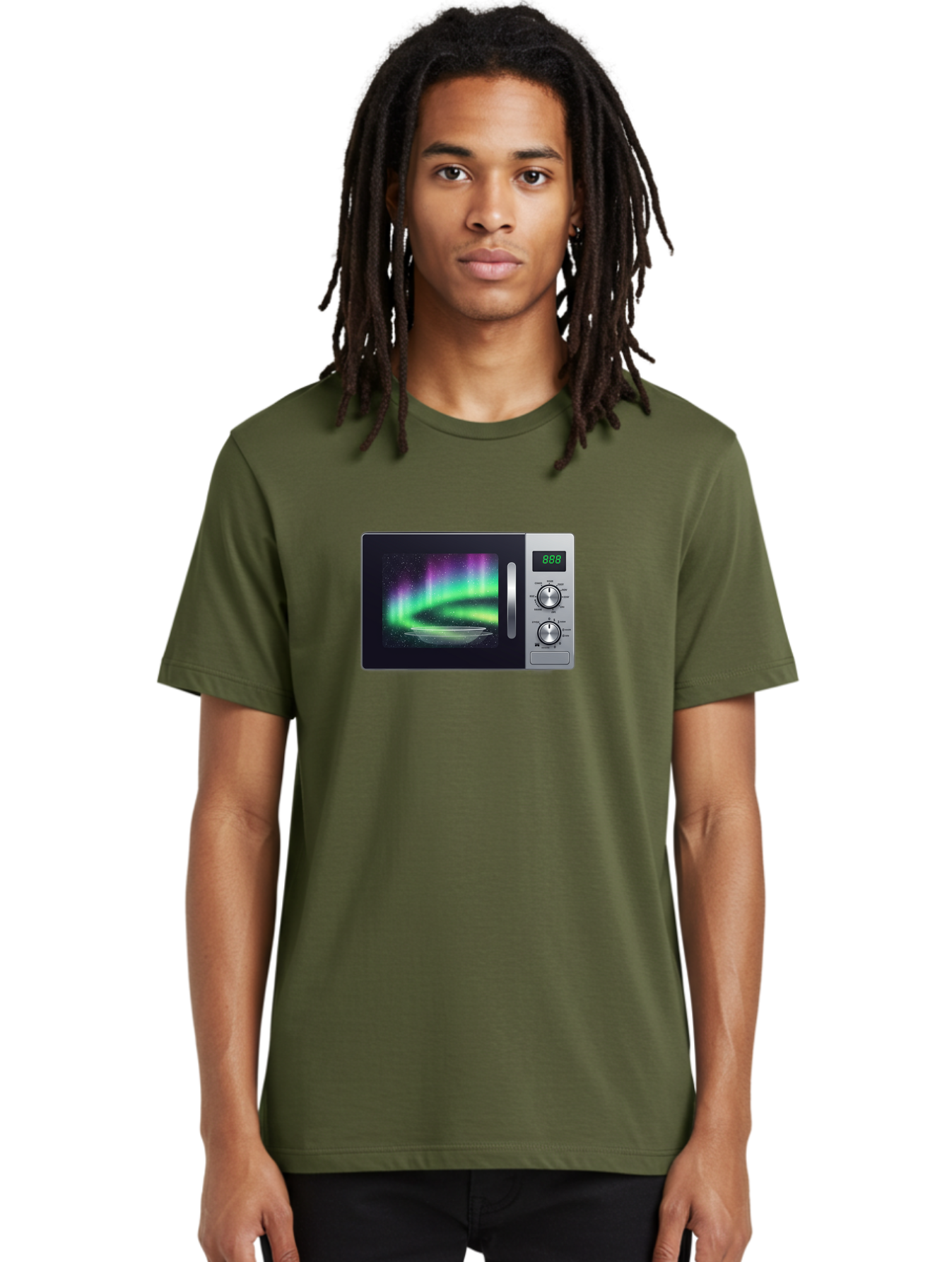 Aurora-Microwave Men'S Graphic Tee, 100% Cotton, Comfortable Casual Summer Wear, Machine Washable, Vintage Camera, Old Camera, Antique Camera, Black Camera, Classic Photography, Photography Equipment, Nostalgic Device, Film Camera, Camera Art Bao099