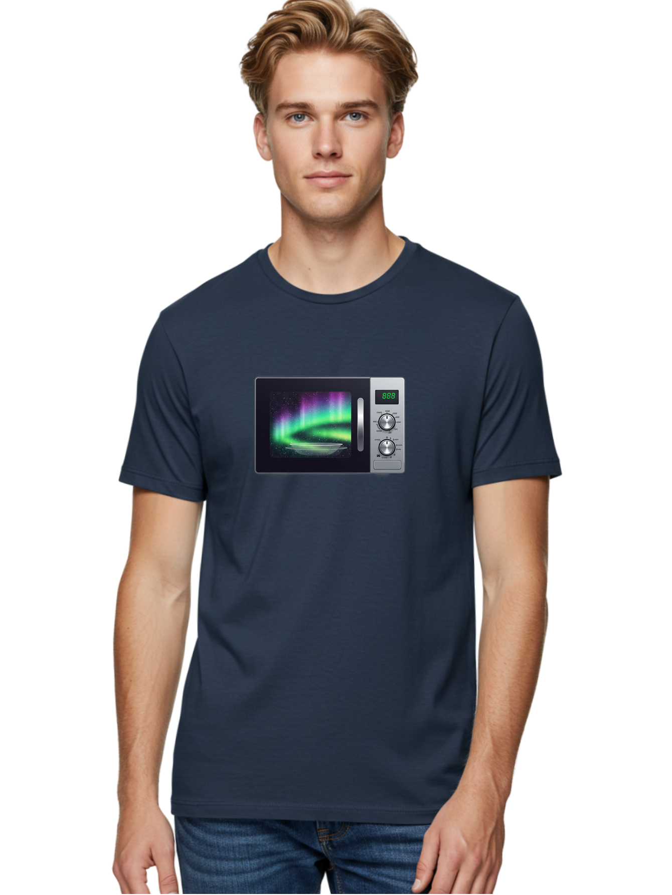 Aurora-Microwave Men'S Graphic Tee, 100% Cotton, Comfortable Casual Summer Wear, Machine Washable, Vintage Camera, Old Camera, Antique Camera, Black Camera, Classic Photography, Photography Equipment, Nostalgic Device, Film Camera, Camera Art Bao099