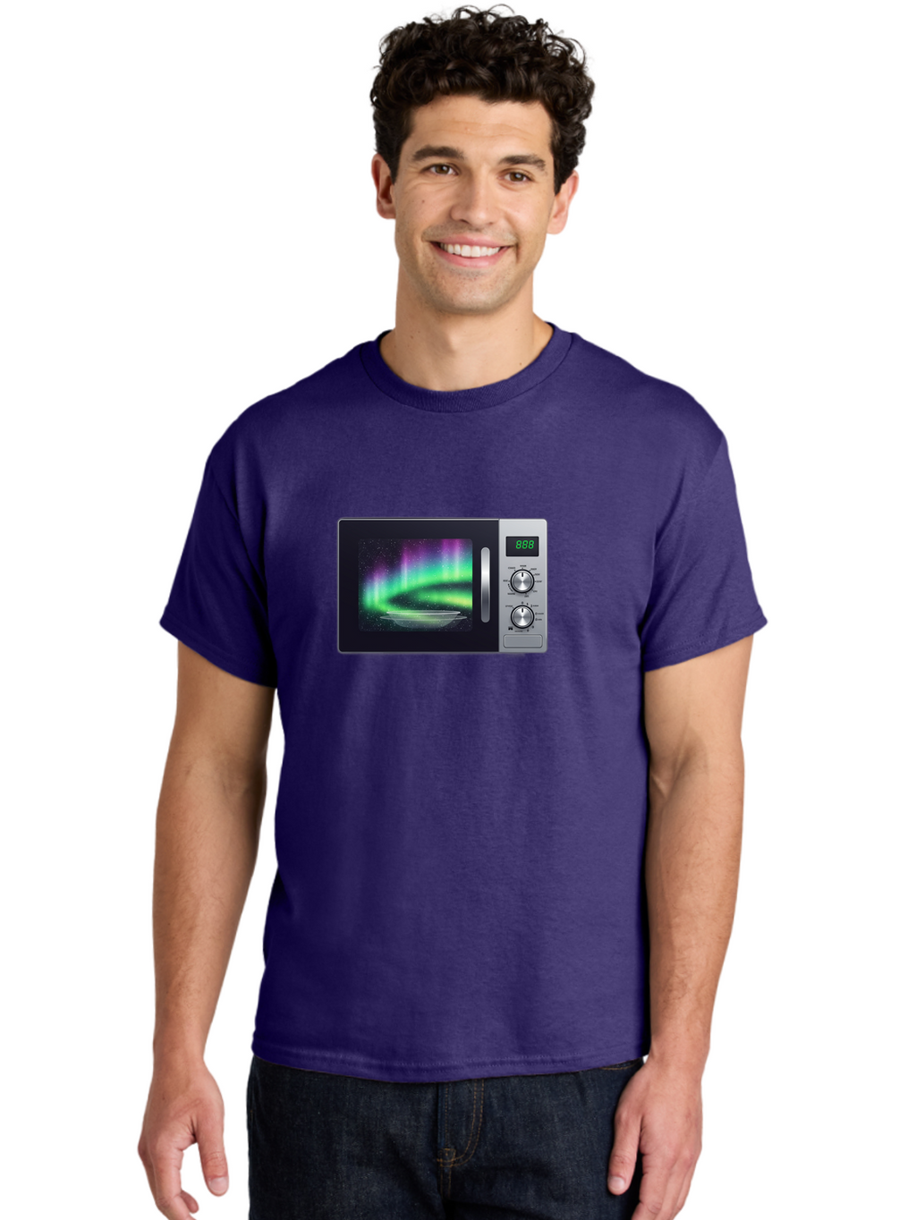 Aurora-Microwave Men'S Graphic Tee, 100% Cotton, Comfortable Casual Summer Wear, Machine Washable, Vintage Camera, Old Camera, Antique Camera, Black Camera, Classic Photography, Photography Equipment, Nostalgic Device, Film Camera, Camera Art Bao099