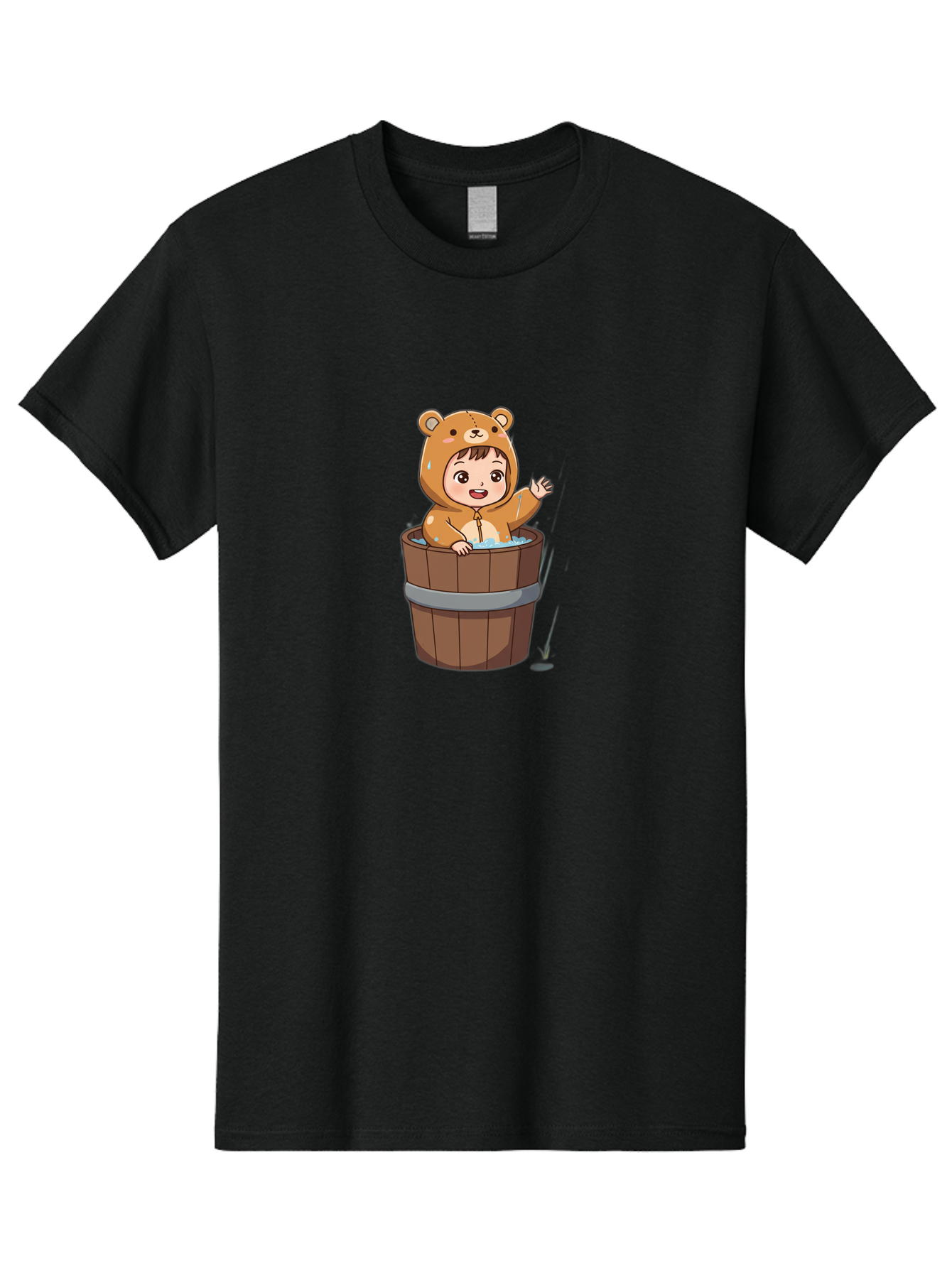 Baby-Bear-Bath Men'S Graphic Tee, 100% Cotton, Comfortable Casual Summer Wear, Machine Washable, Vintage Camera, Old Camera, Antique Camera, Black Camera, Classic Photography, Photography Equipment, Nostalgic Device, Film Camera, Camera Art Bao100