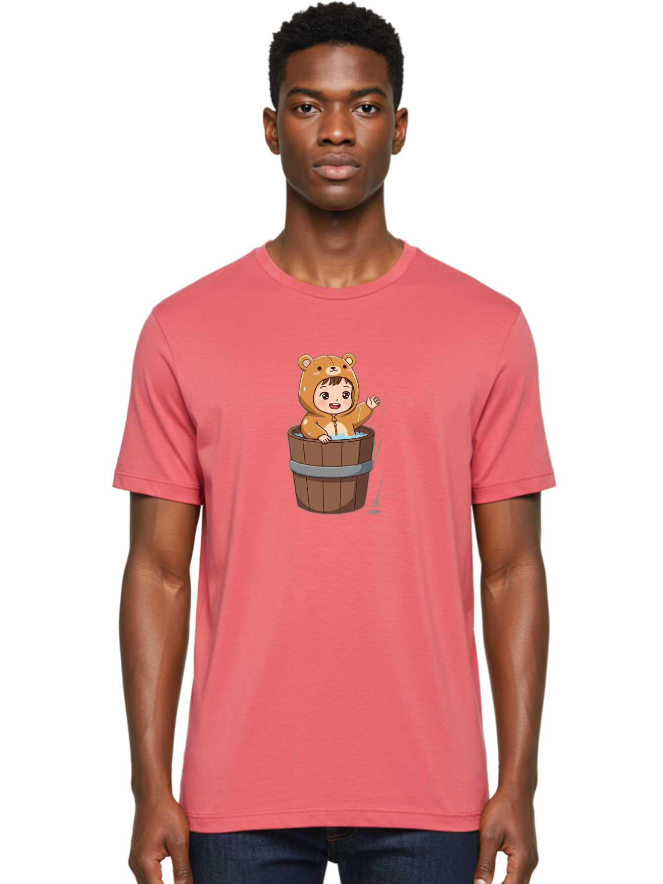 Baby-Bear-Bath Men'S Graphic Tee, 100% Cotton, Comfortable Casual Summer Wear, Machine Washable, Vintage Camera, Old Camera, Antique Camera, Black Camera, Classic Photography, Photography Equipment, Nostalgic Device, Film Camera, Camera Art Bao100