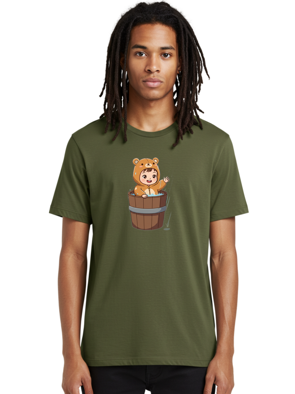 Baby-Bear-Bath Men'S Graphic Tee, 100% Cotton, Comfortable Casual Summer Wear, Machine Washable, Vintage Camera, Old Camera, Antique Camera, Black Camera, Classic Photography, Photography Equipment, Nostalgic Device, Film Camera, Camera Art Bao100