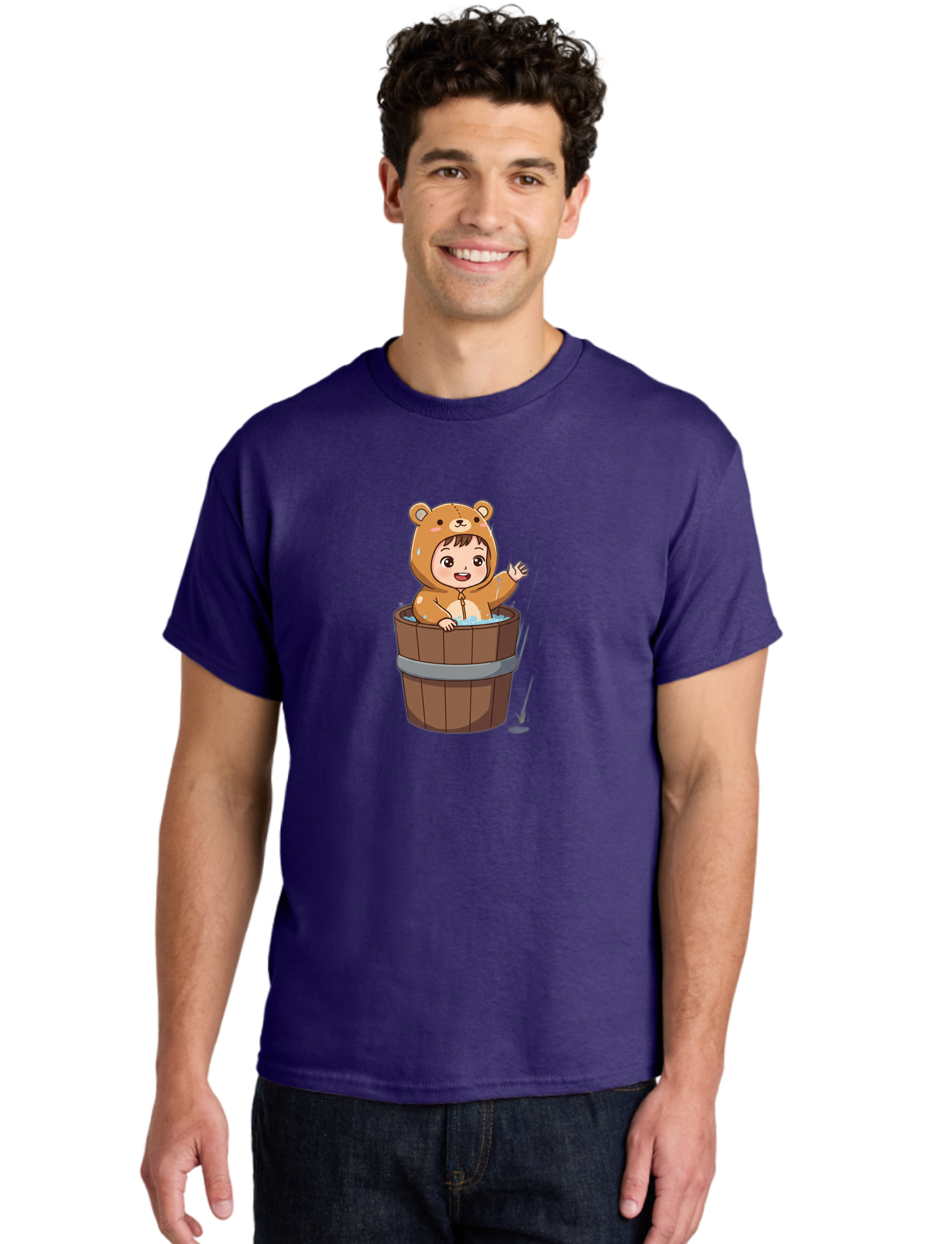 Baby-Bear-Bath Men'S Graphic Tee, 100% Cotton, Comfortable Casual Summer Wear, Machine Washable, Vintage Camera, Old Camera, Antique Camera, Black Camera, Classic Photography, Photography Equipment, Nostalgic Device, Film Camera, Camera Art Bao100