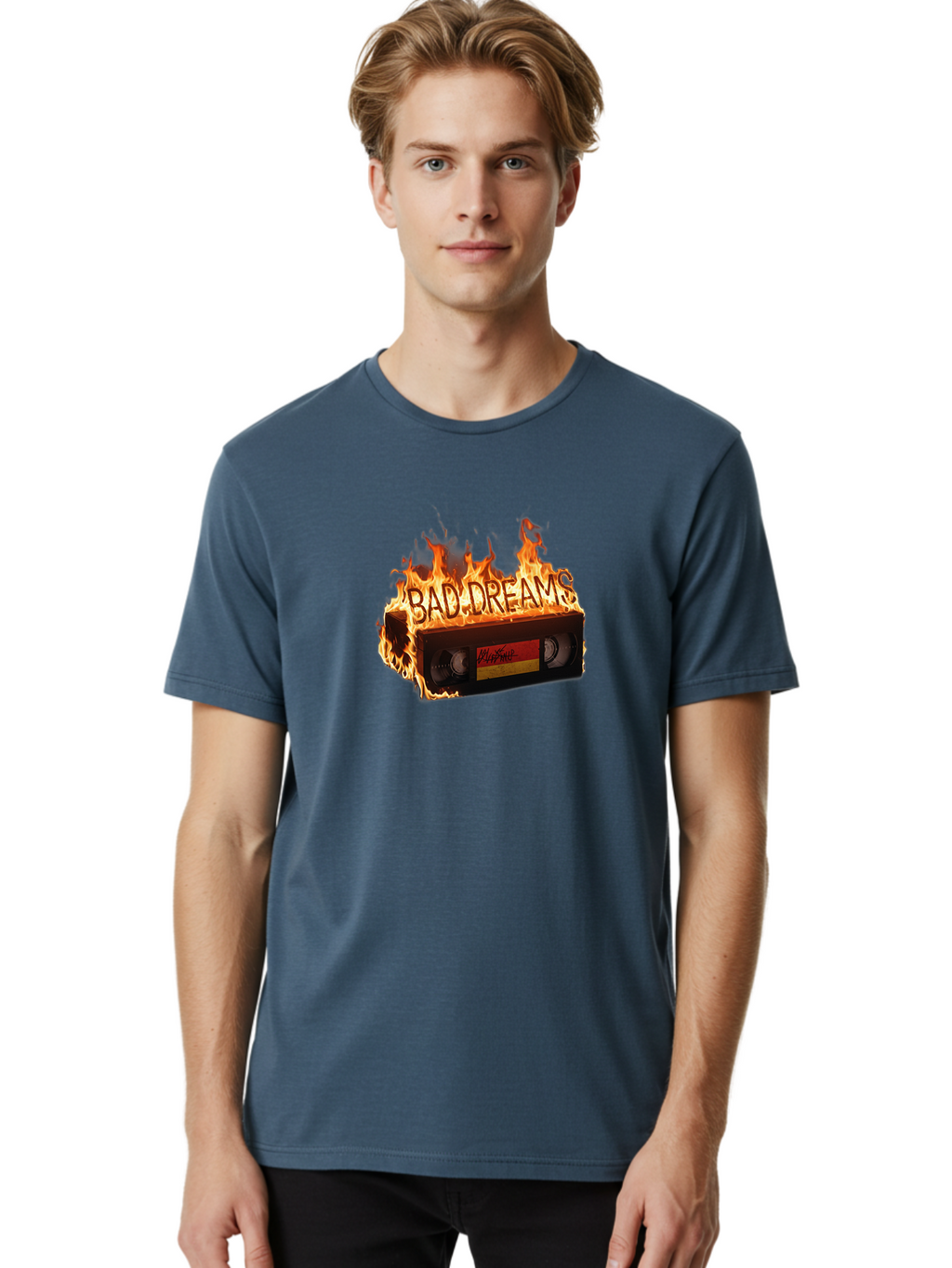 Bad-Dreams Men'S Graphic Tee, 100% Cotton, Comfortable Casual Summer Wear, Machine Washable, Vintage Camera, Old Camera, Antique Camera, Black Camera, Classic Photography, Photography Equipment, Nostalgic Device, Film Camera, Camera Art Bao103